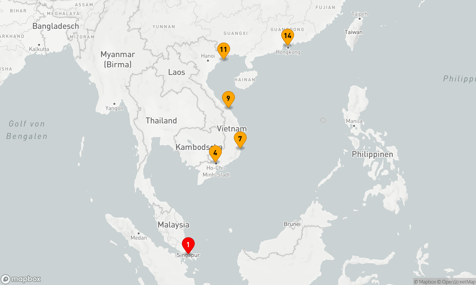 Route 14 Nächte - Faszination Asiens: Metropolen und Mystik der Südostküste