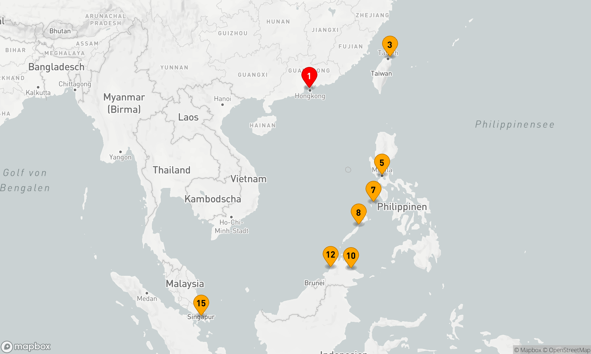 Route 14 Nächte - Von der Metropole zum Tropenparadies: Asiens Vielfalt entdecken