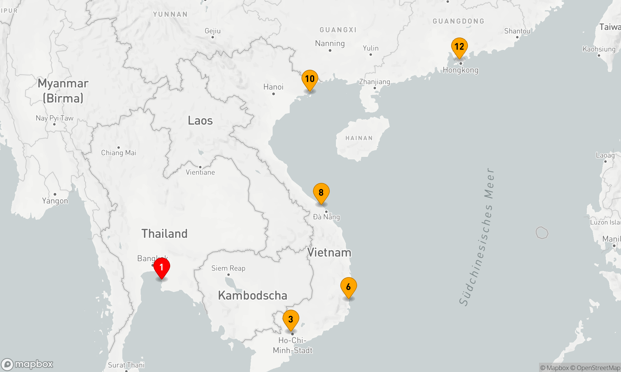 Route 11 Nächte - Perlen des Fernen Ostens
