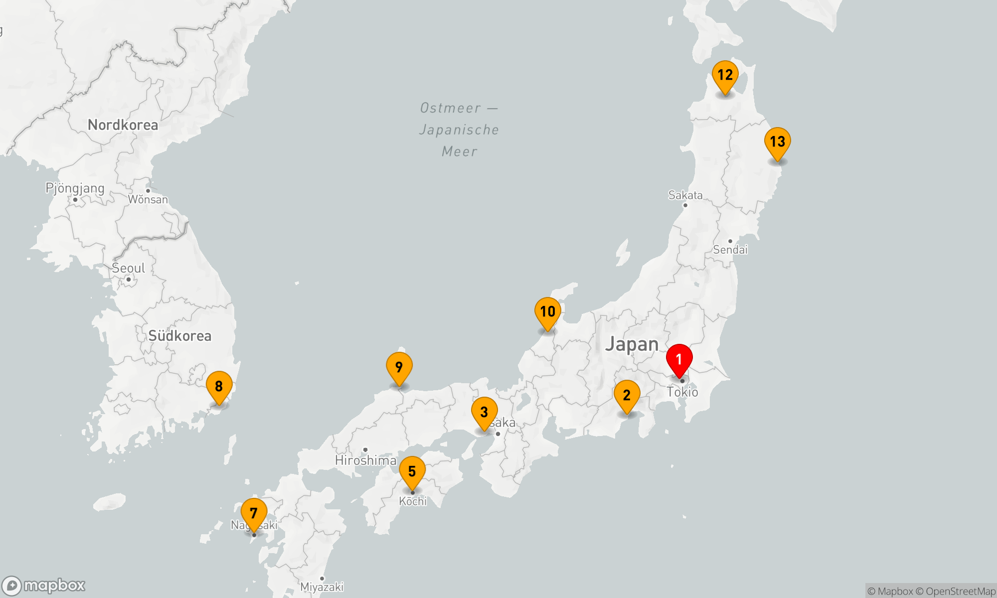 Route 14 Nächte - Zauberhafte Entdeckungsreise Japans und Koreas