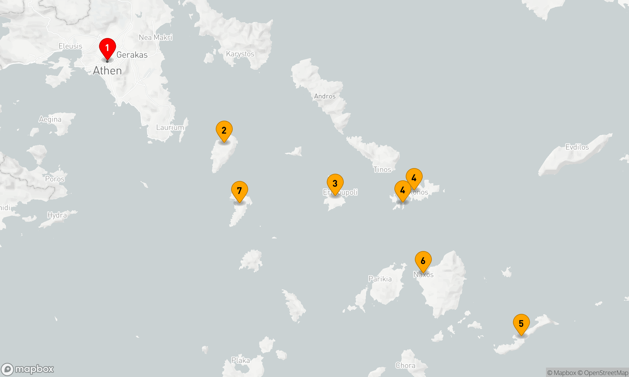 Route 7 Nächte - YOGA RETREAT NORTHERN CYCLADES CRUISE