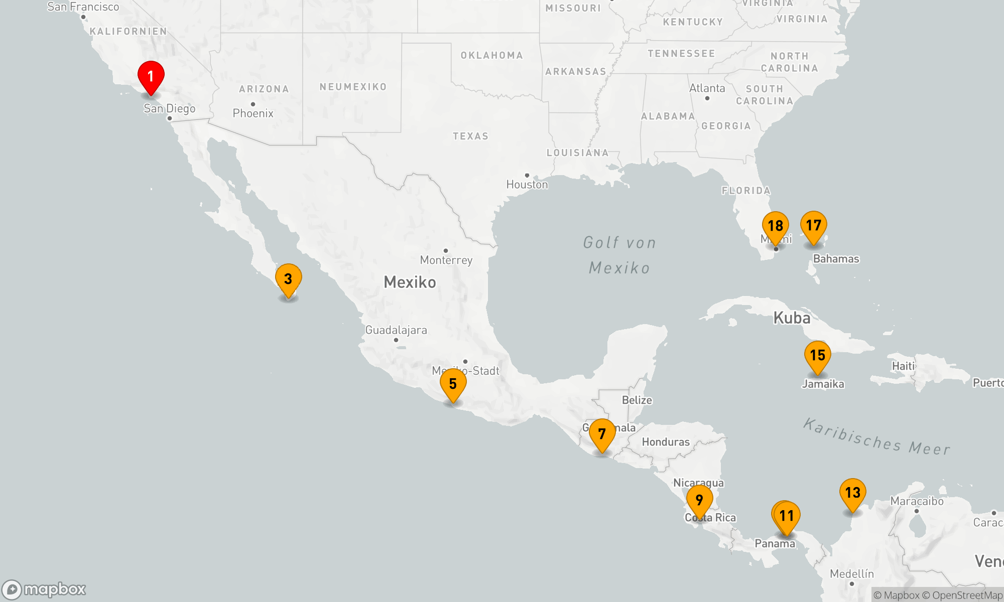 Route 17 Nächte - Von Pazifik zu Karibik: Tropische Entdeckungsreise