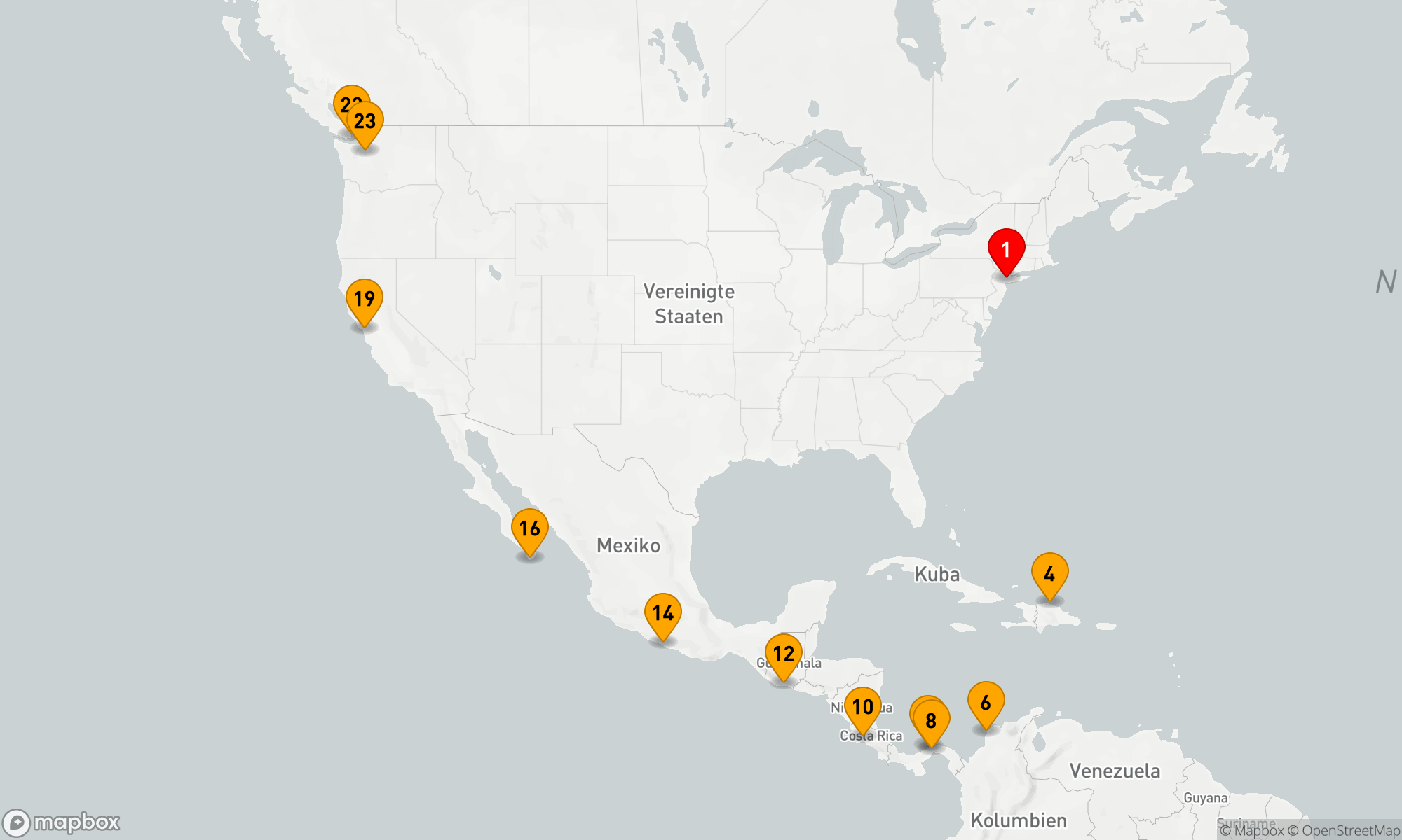 Route 22 Nächte - Von Metropole zu Metropole: Amerikanische Passage