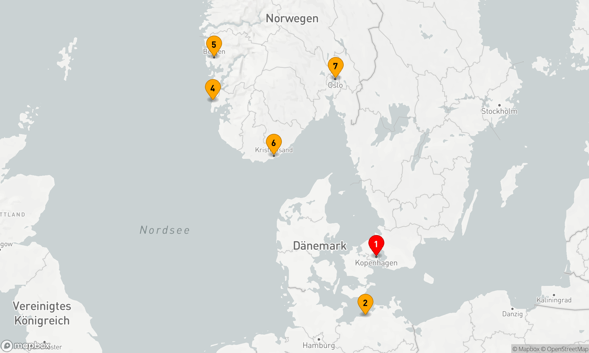 Route 7 Nächte - Nordische Küstenzauber