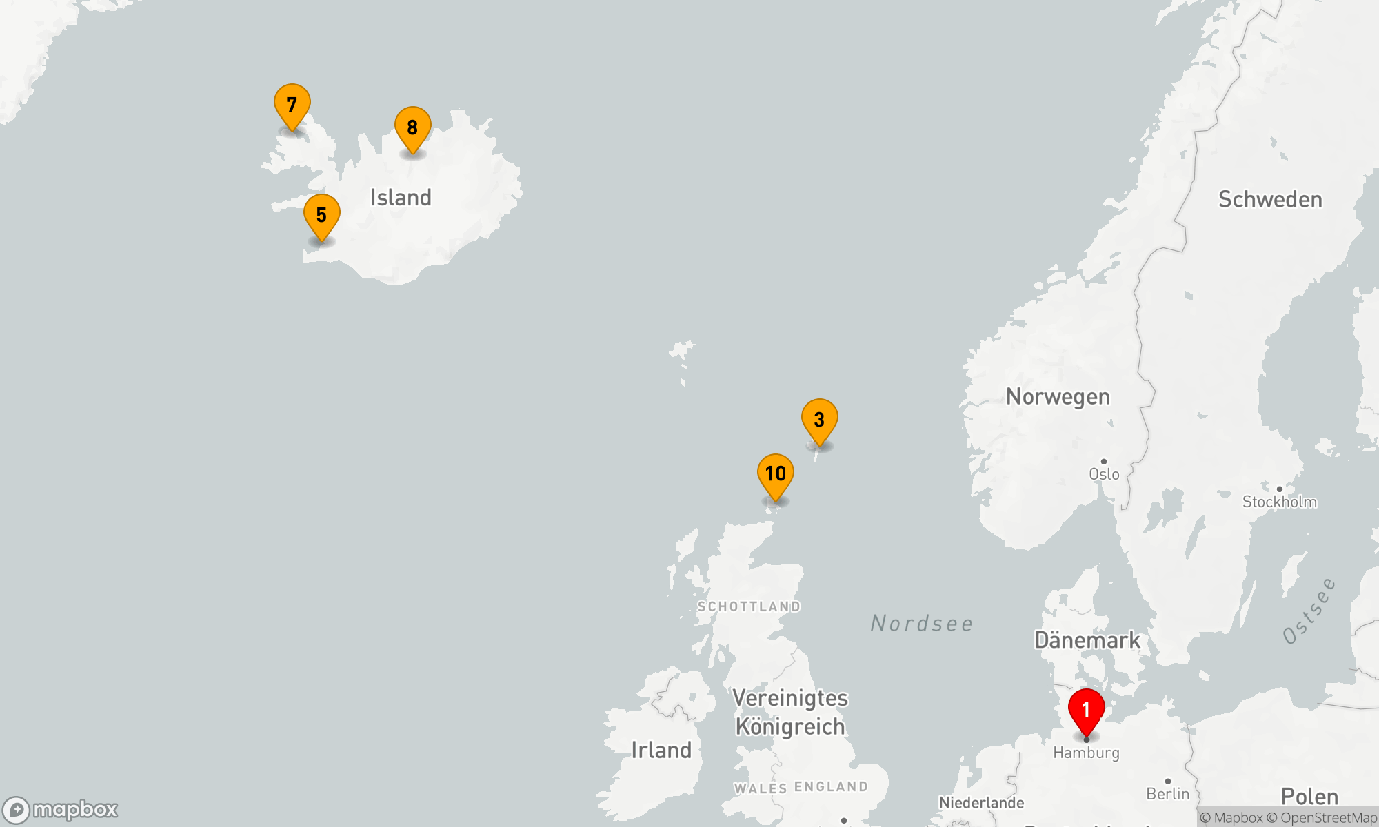 Route 11 Nächte - Nordische Entdeckungsreise ab Hamburg