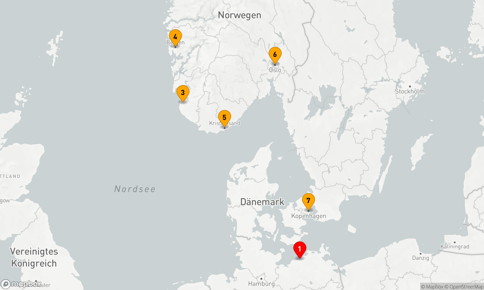 Route 7 Nächte - Nordische Küstenzauber ab Warnemünde