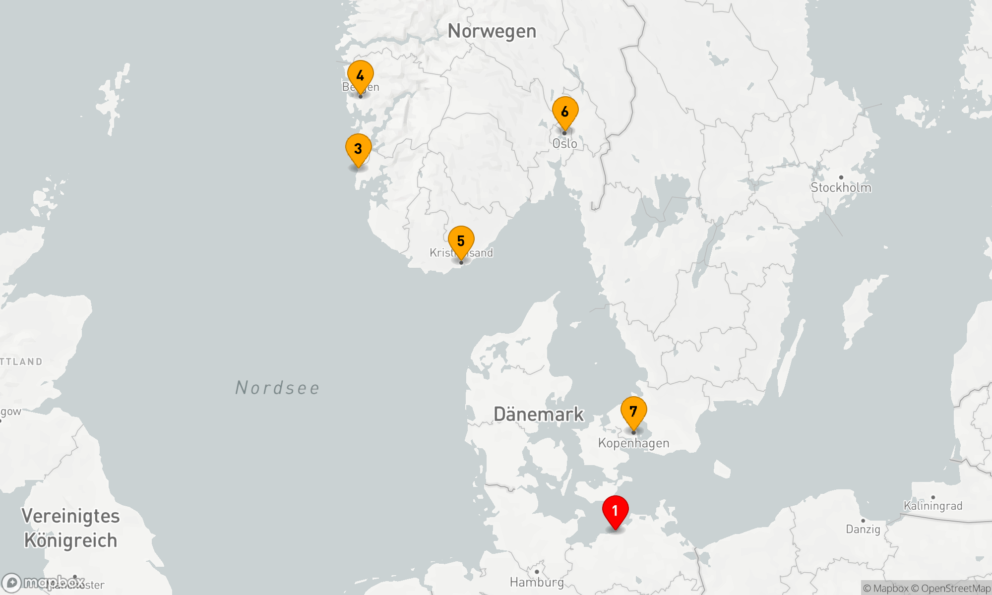 Route 7 Nächte - Nordische Küstenträume ab Warnemünde