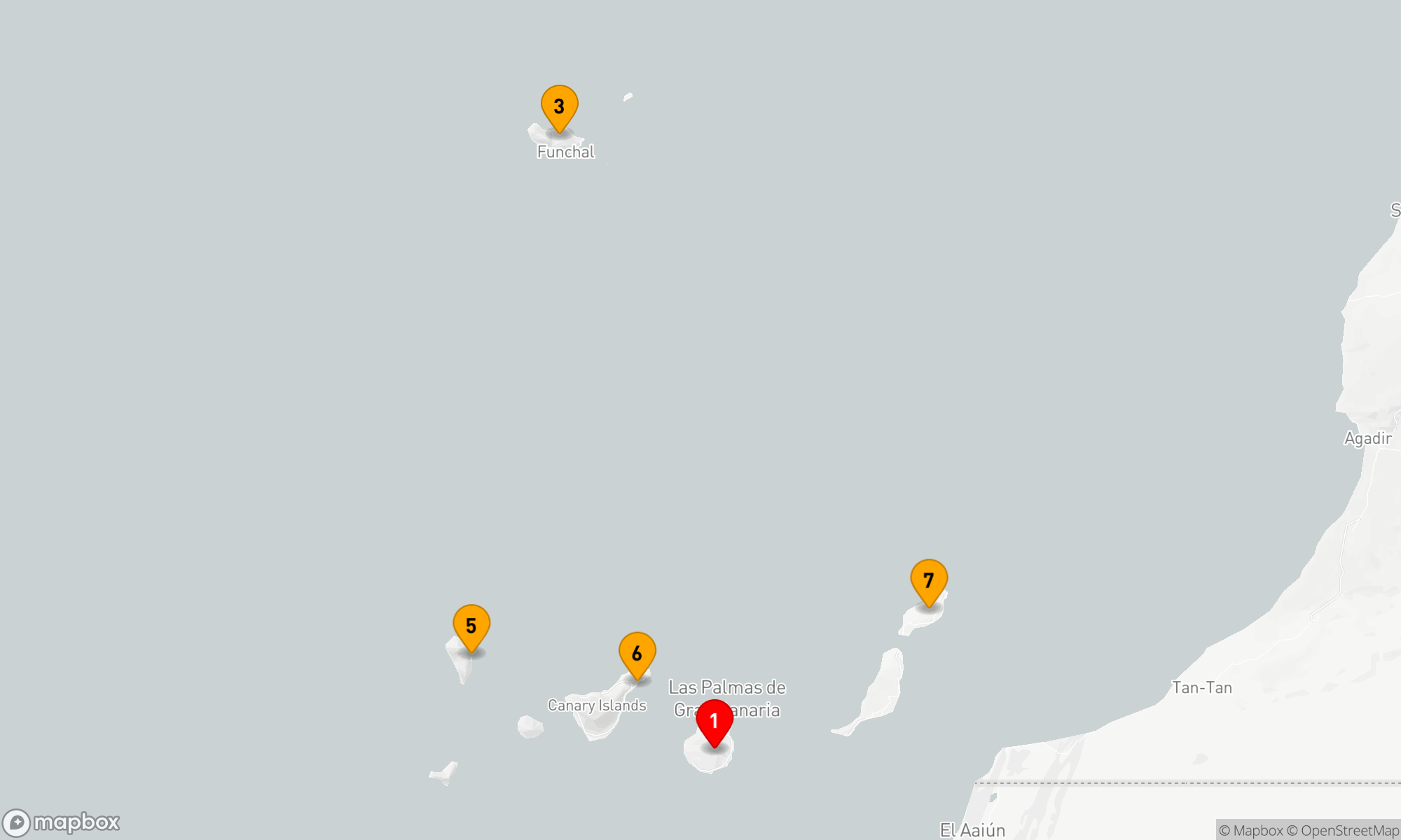 Route 7 Nächte - Kanaren mit Madeira