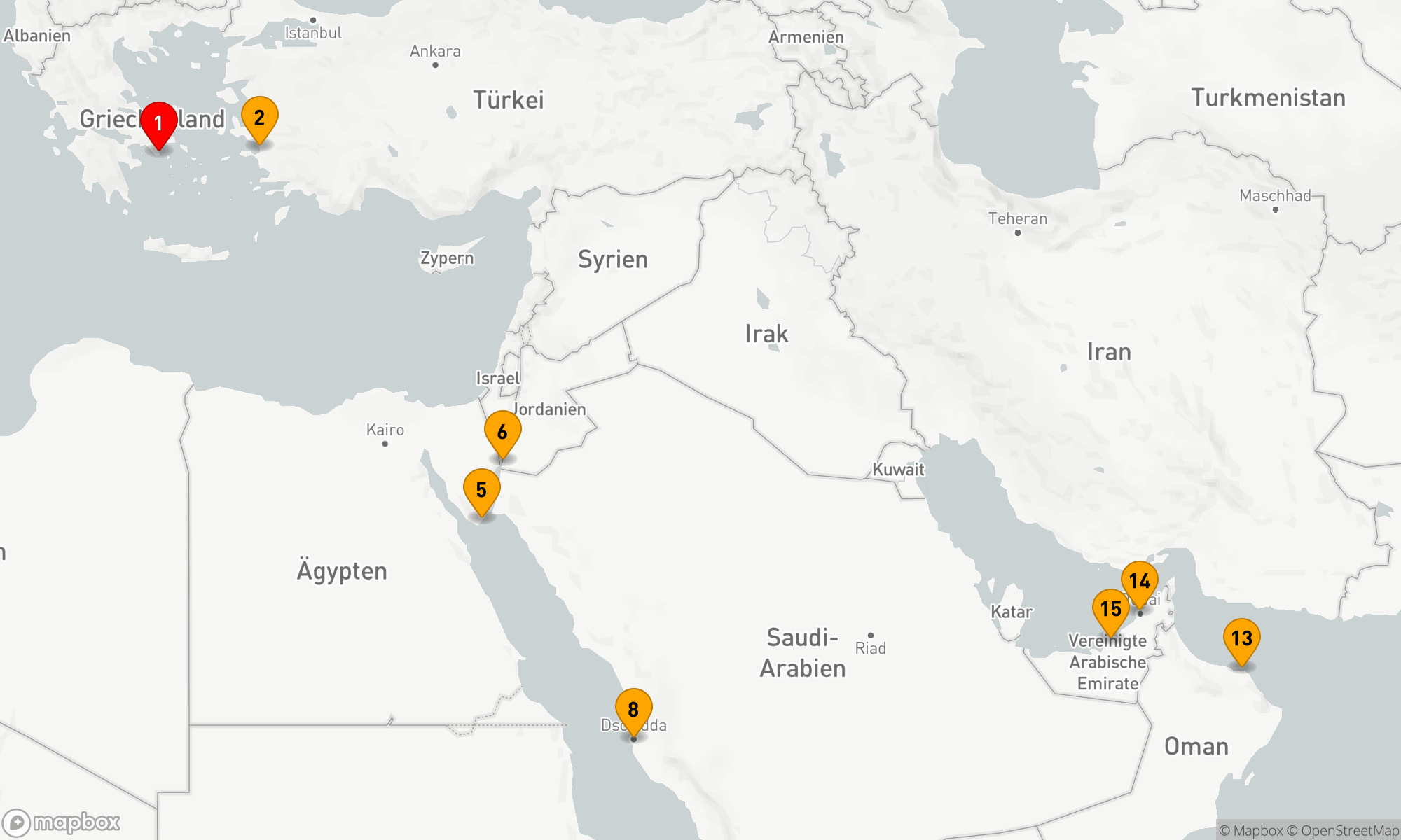 Route 14 Nächte - Odyssee des Orients