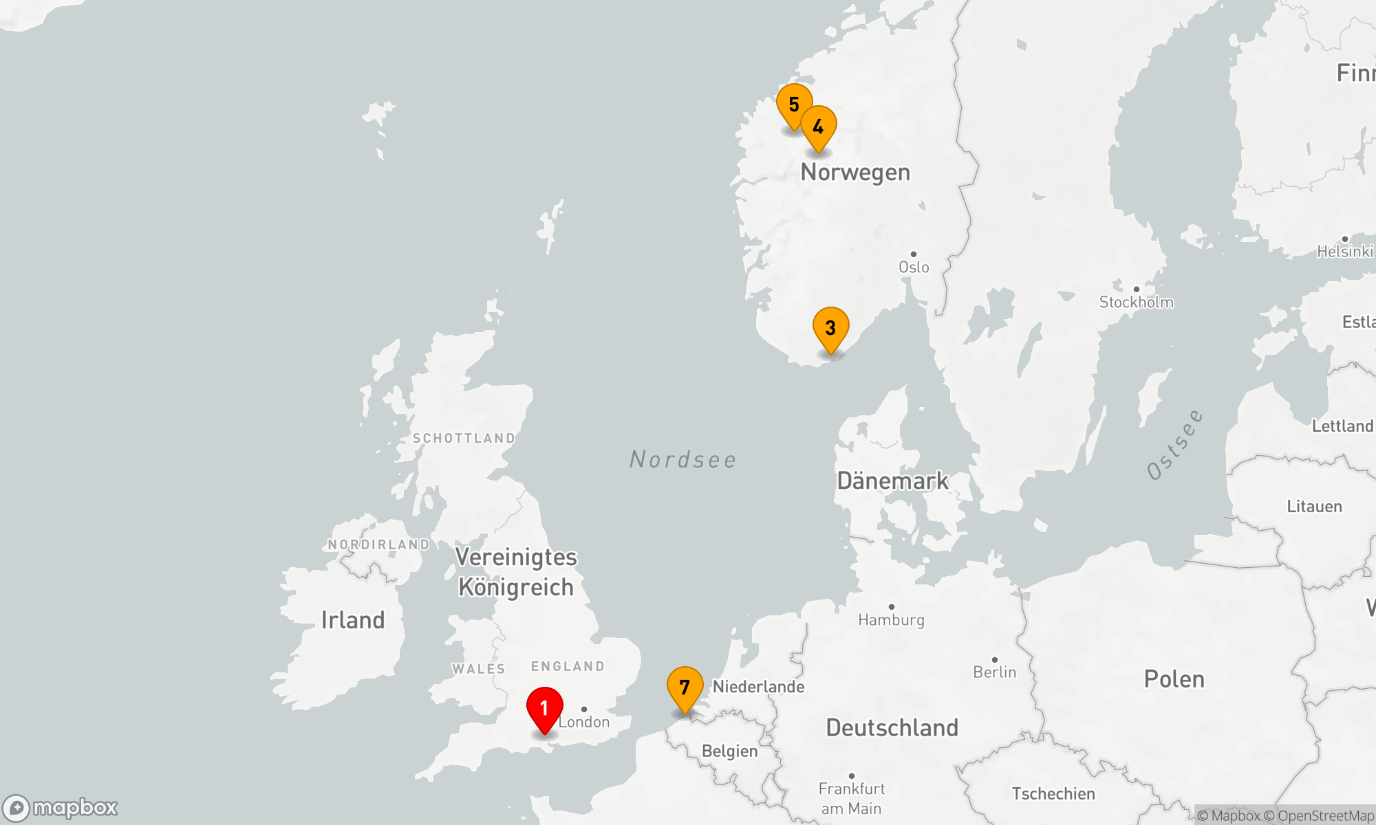 Route 7 Nächte - KREUZFAHRT DURCH DIE NORWEGISCHEN FJORDE