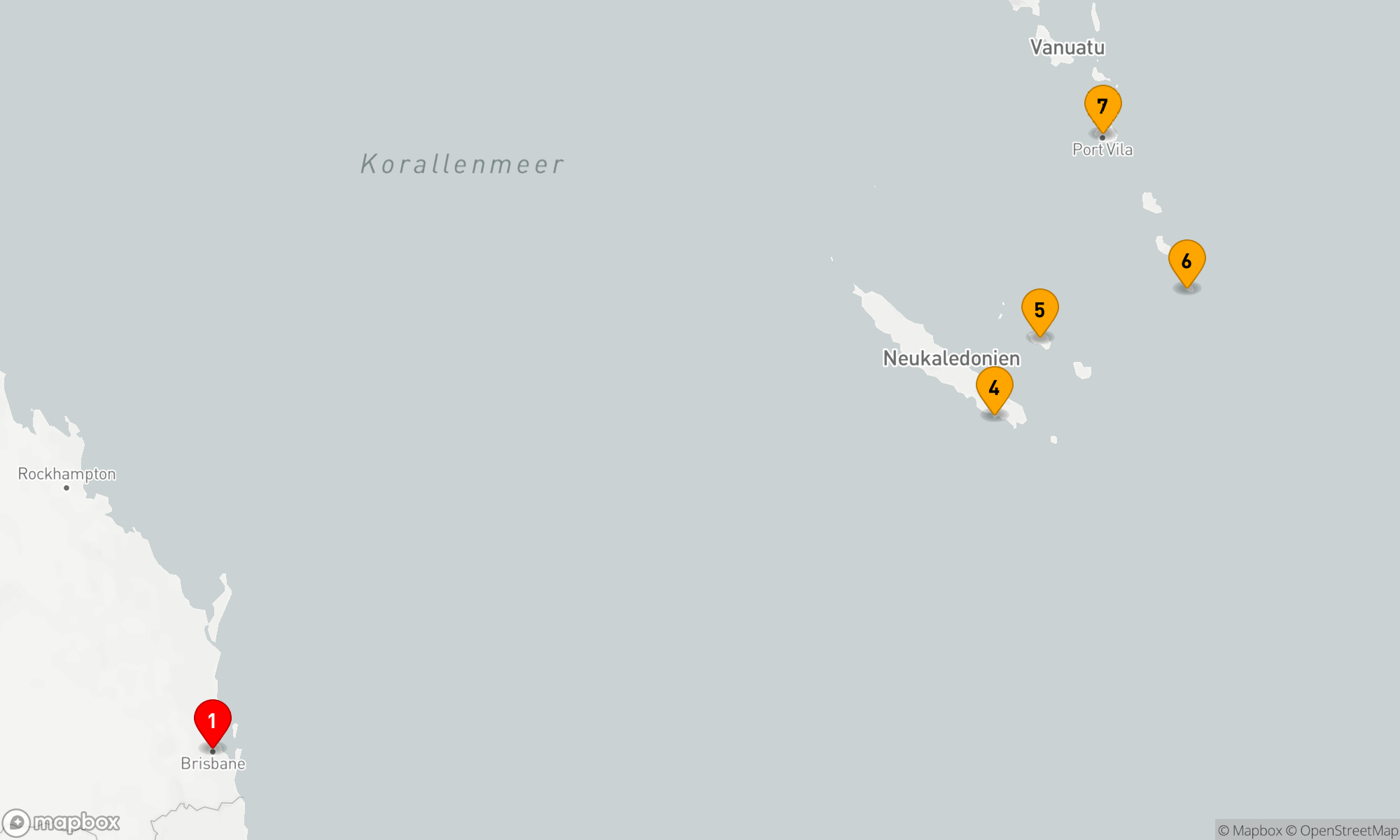 Route 9 Nächte - VANUATU & NEUKALEDONIEN