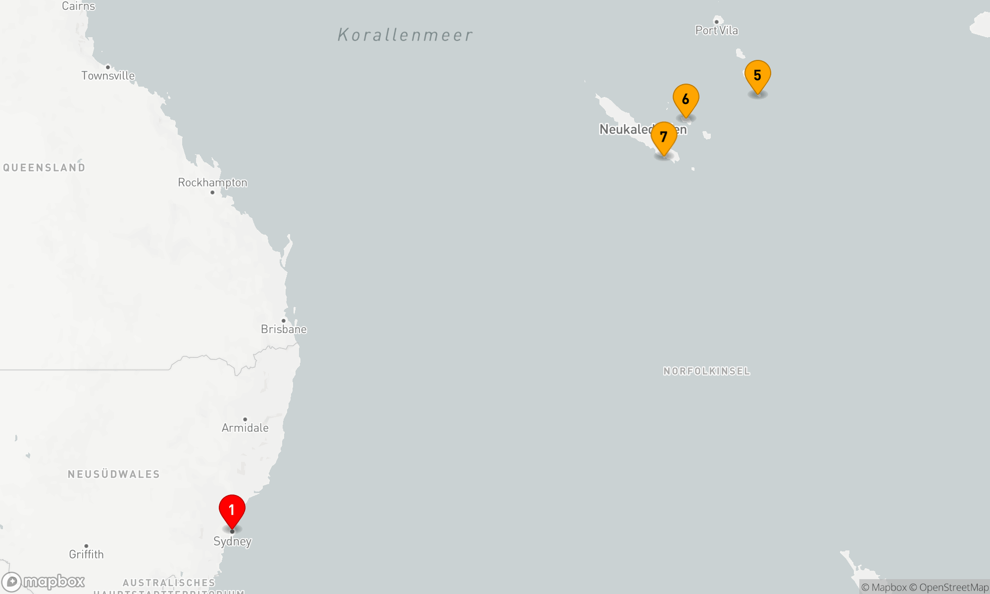 Route 9 Nächte - VANUATU & NEUKALEDONIEN
