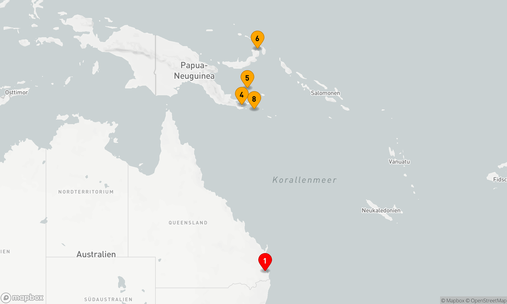 Route 10 Nächte - FAHRTEN - PAPUA-NEUGUINEA