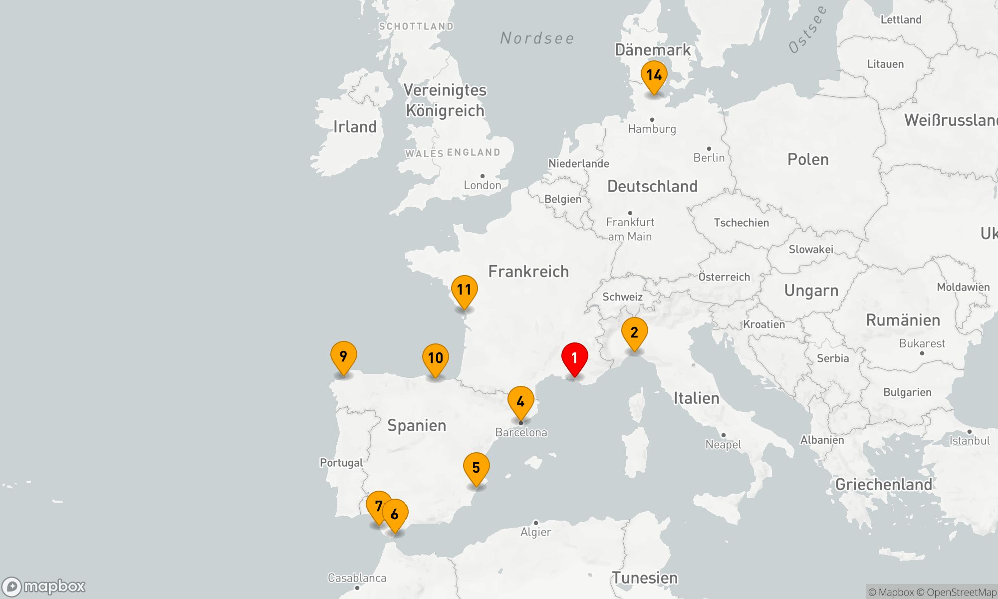 Route 13 Nächte - Kulturelle Entdeckungsreise von Küste zu Küste