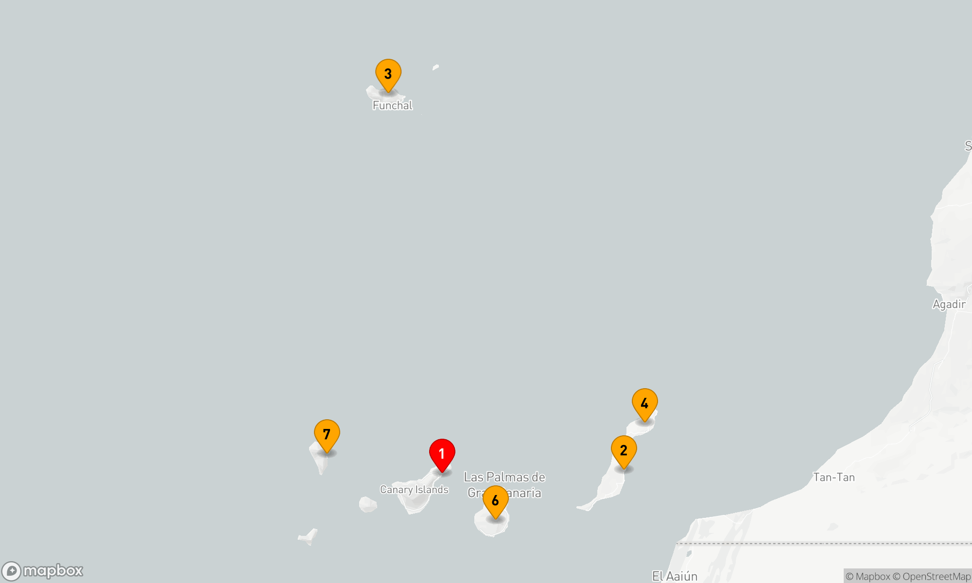 Route 7 Nächte - Inselzauber der Kanaren und Madeira