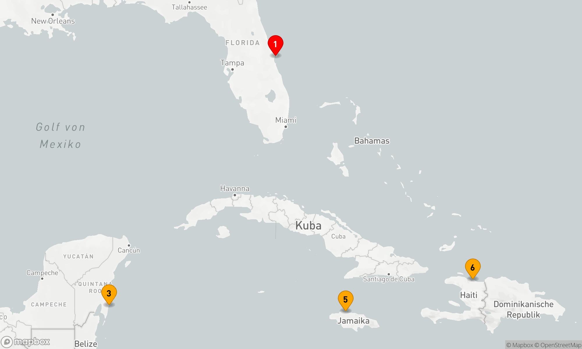 Route 7 Nächte - WESTLICHE KARIBIK