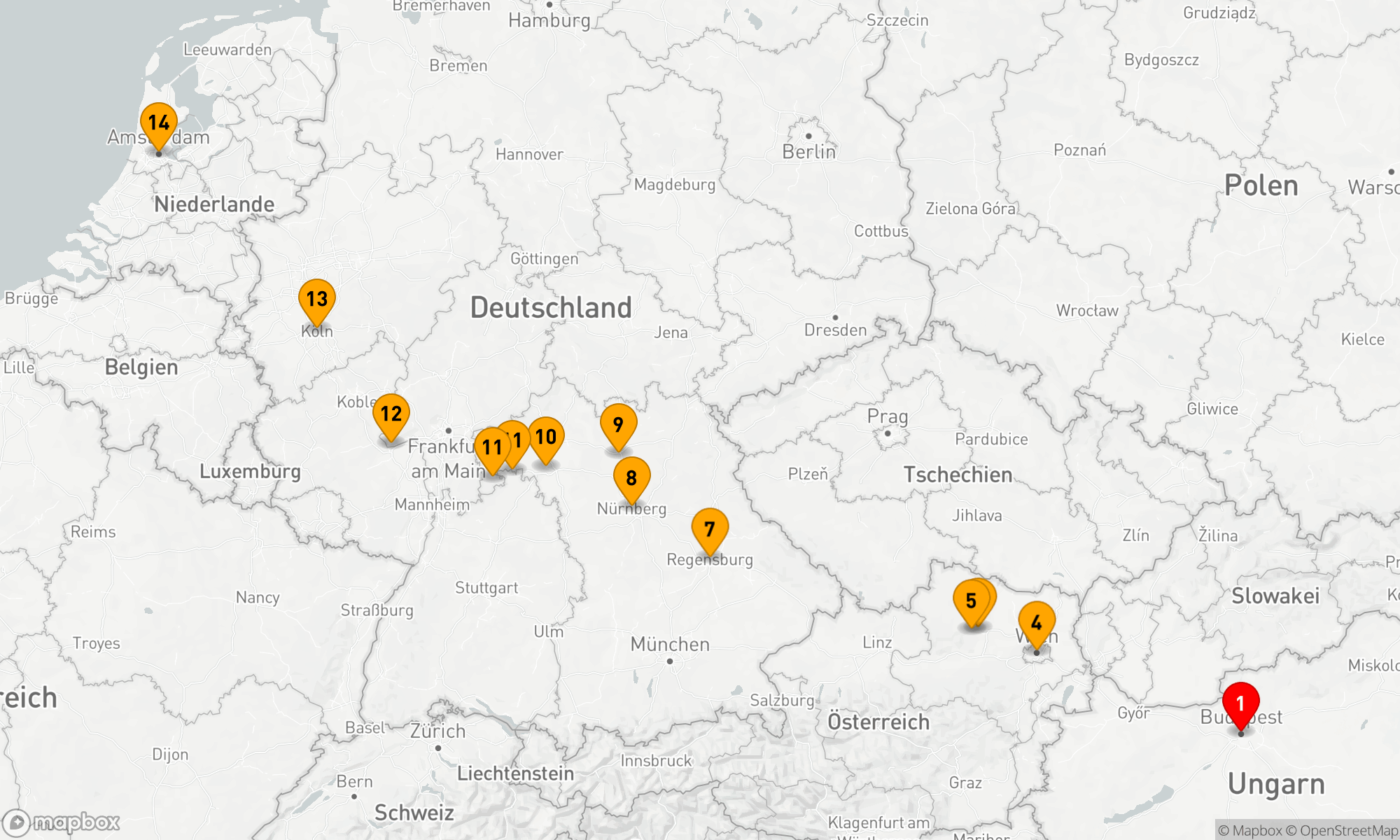 Route 14 Nächte - Weihnachten & Neujahr