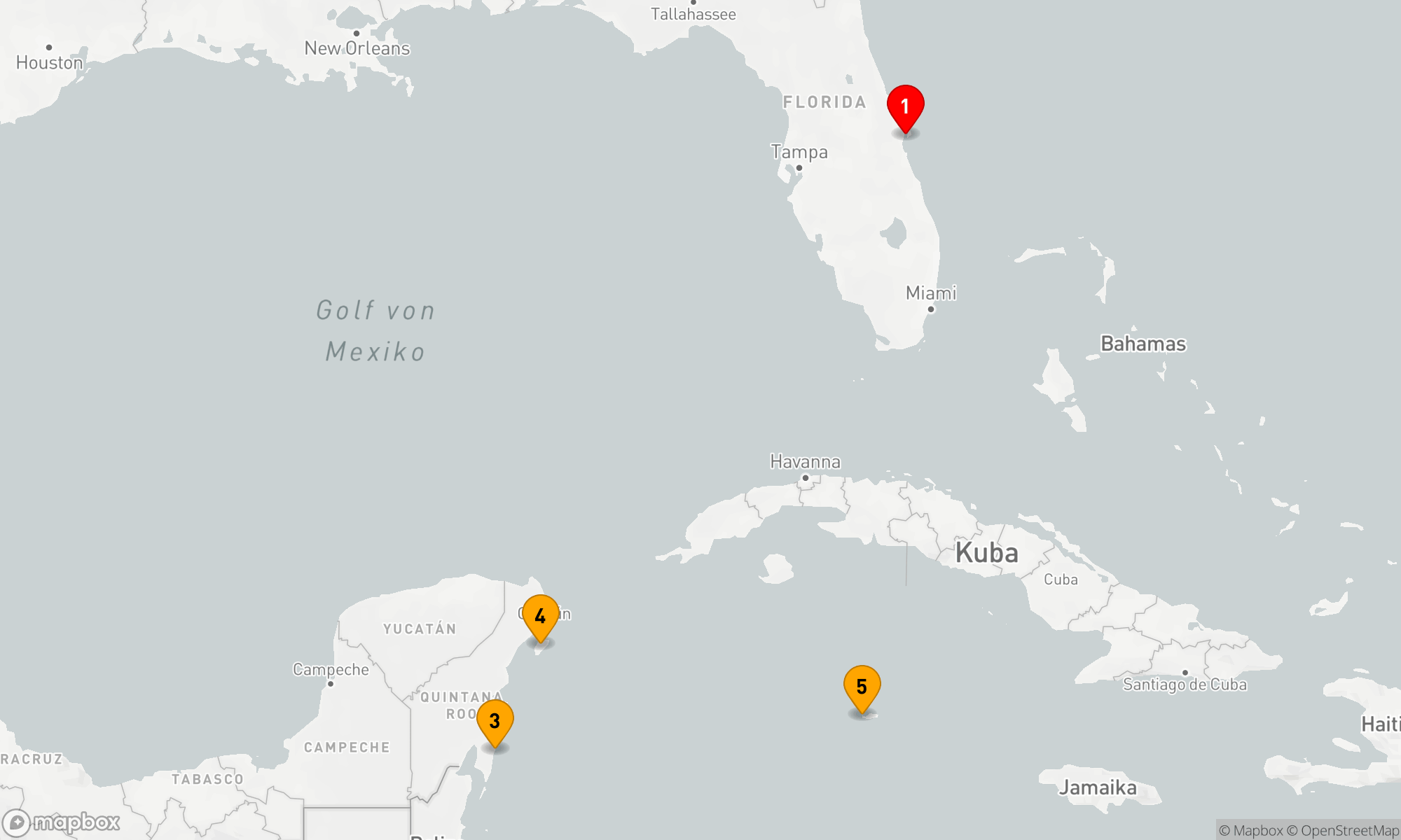 Route 7 Nächte - MEXIKO & GRAND CAYMAN KREUZFAHRT