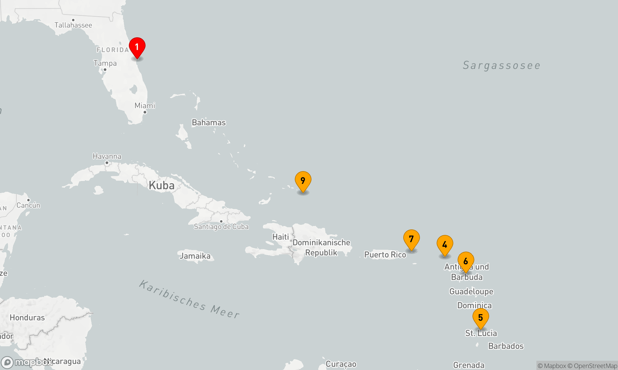 Route 10 Nächte - URLAUB IN DER SÜDLICHEN KARIBIK