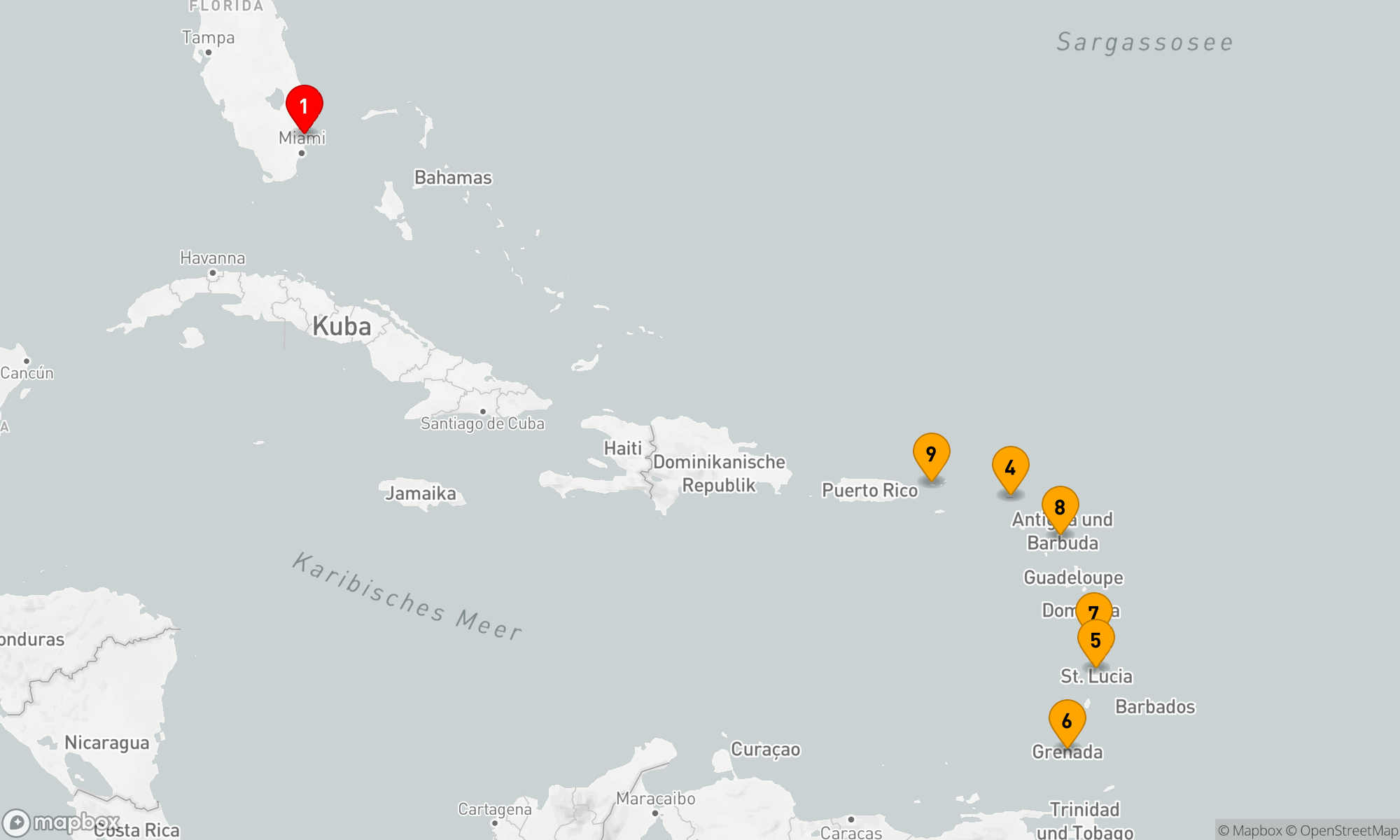 Route 11 Nächte - ULTIMATIVER URLAUB IN SÜDKARIBIK