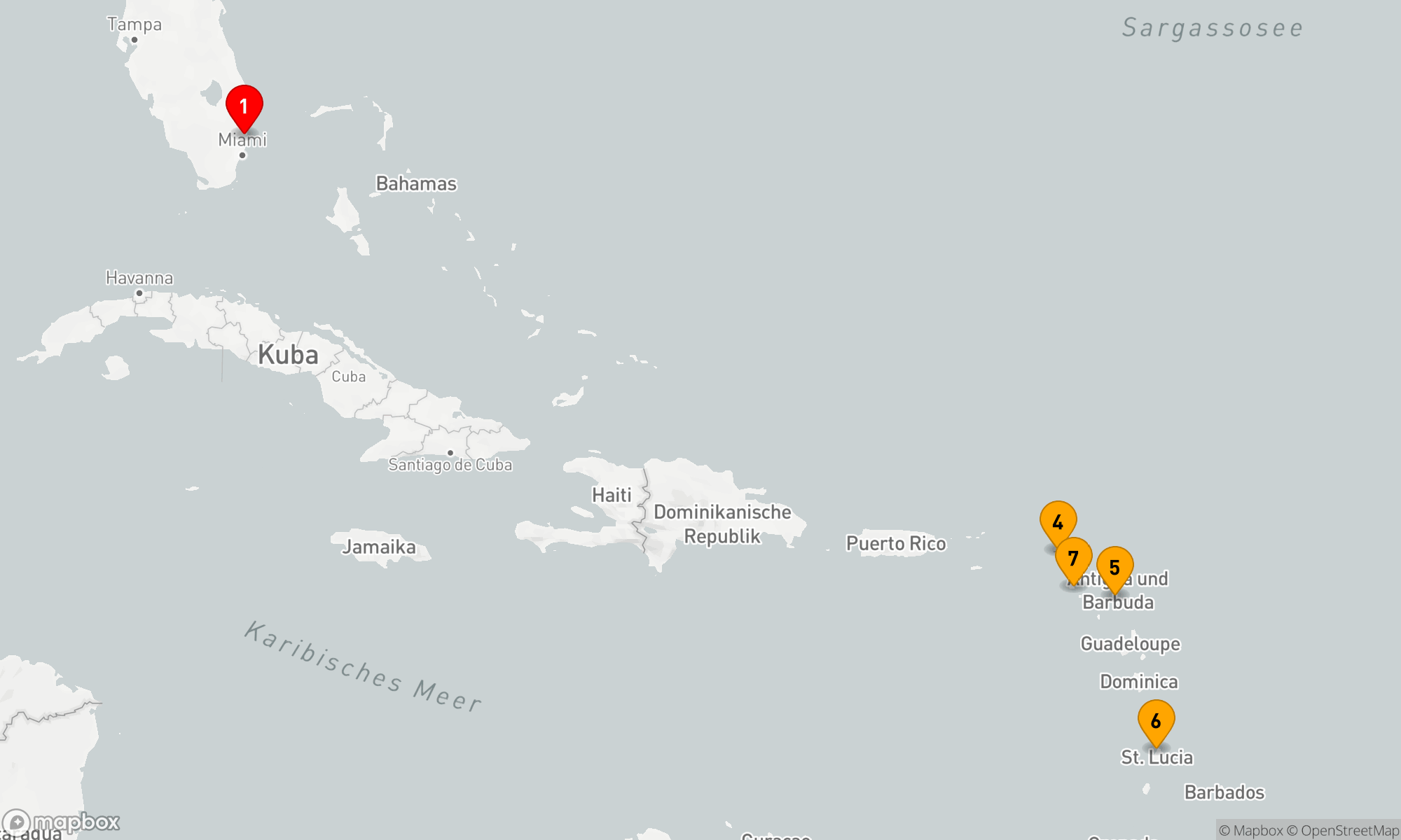 Route 9 Nächte - DAS BESTE DER SÜDLICHEN KARIBIK