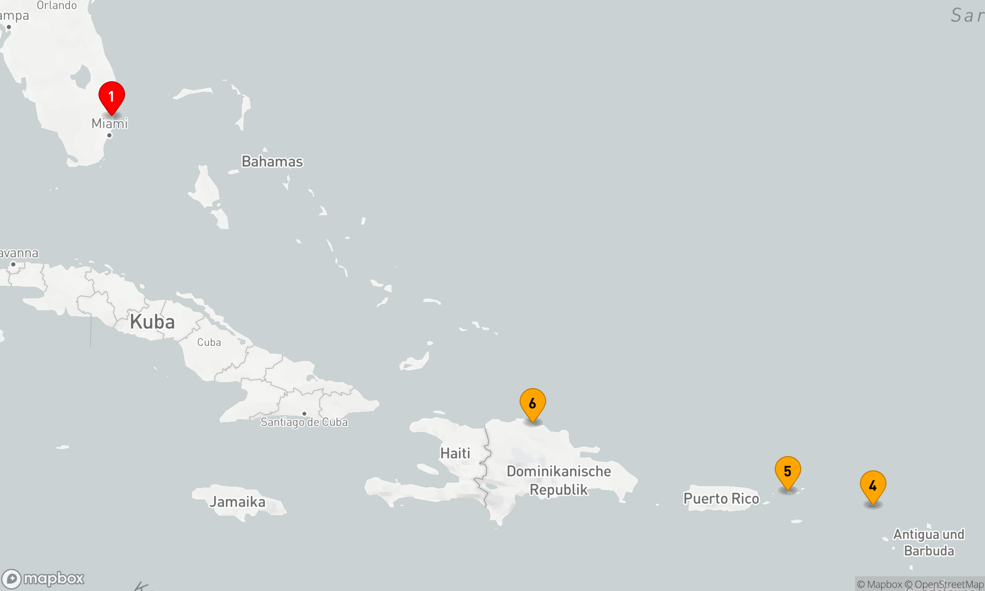 Route 7 Nächte - ST. THOMAS & ST. KITTS-KREUZFAHRT