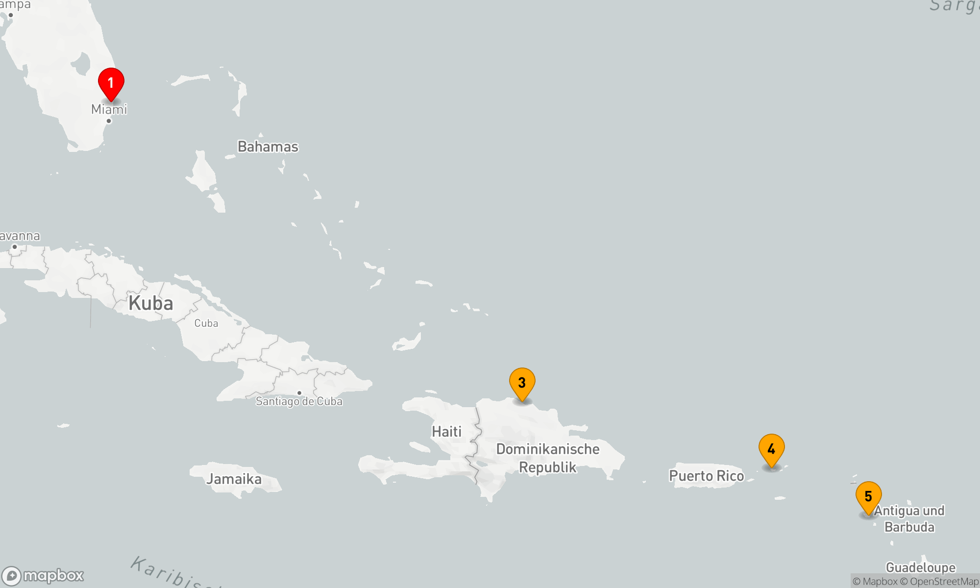 Route 7 Nächte - ST. THOMAS & PUERTO PLATA