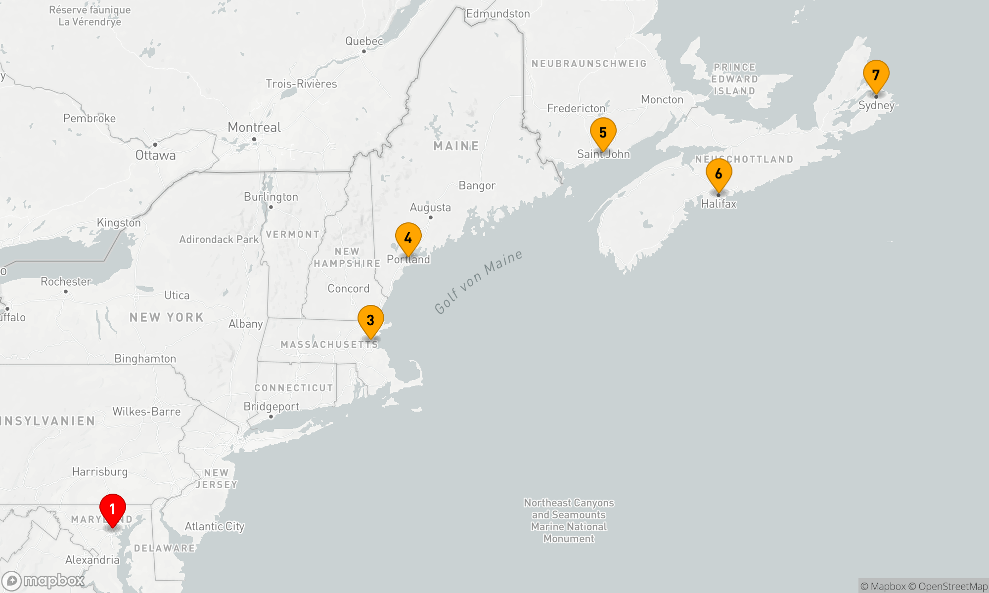 Route 9 Nächte - KANADA & NEW ENGLAND KREUZFAHRT