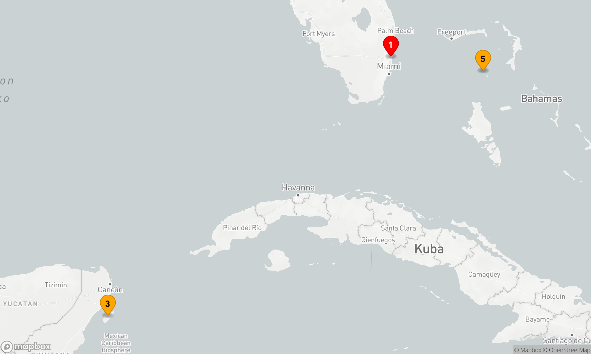 Route 5 Nächte - WESTLICHE KARIBIK & PERFEKTER TAG