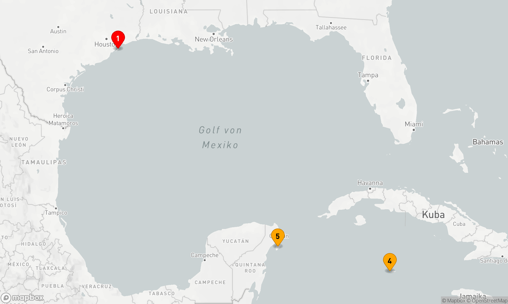 Route 6 Nächte - KREUZFAHRT IN DER WESTLICHEN KARIBIK