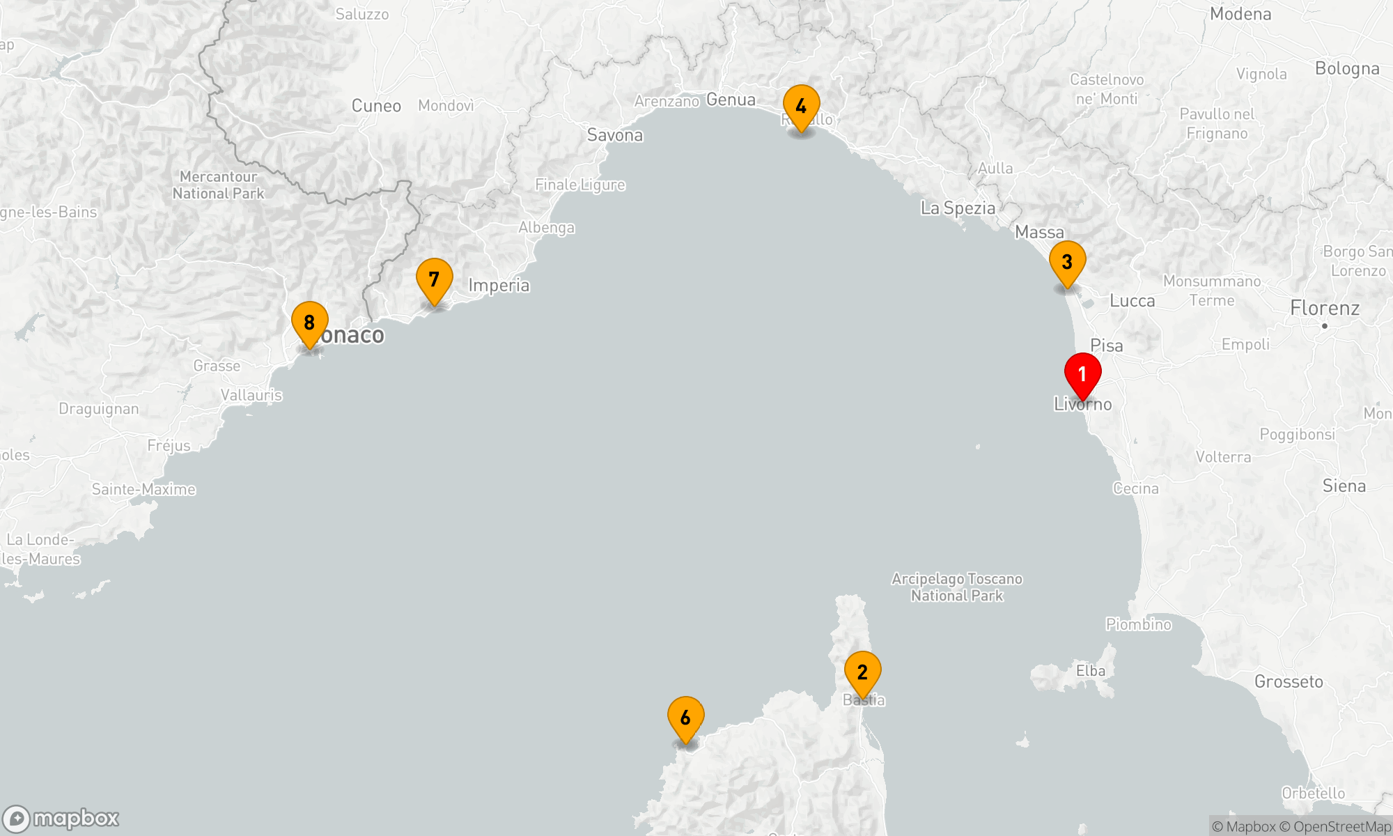 Route 7 Nächte - Mediterranes Insel- und Küstenflair