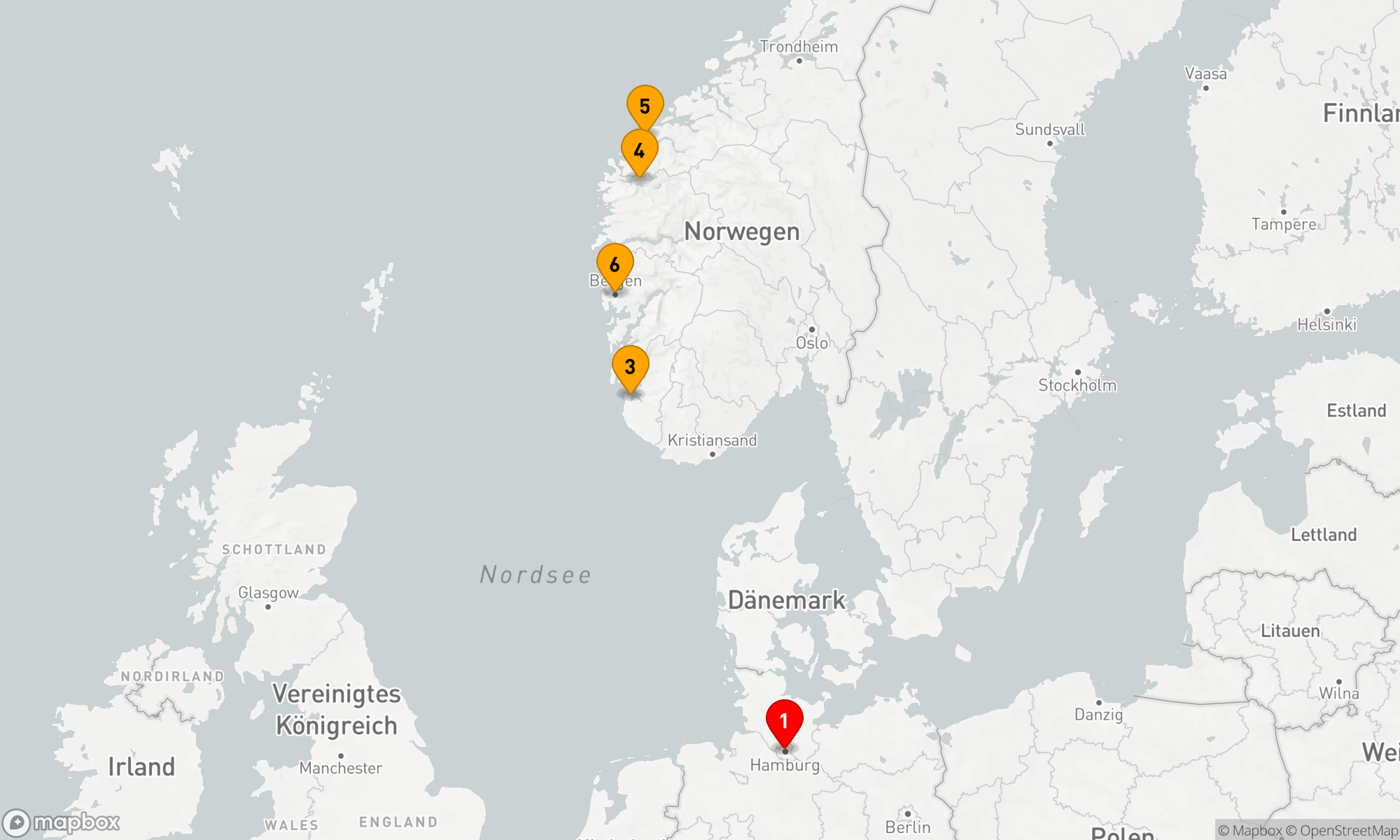 Route 7 Nächte - Norwegens Fjordwelten