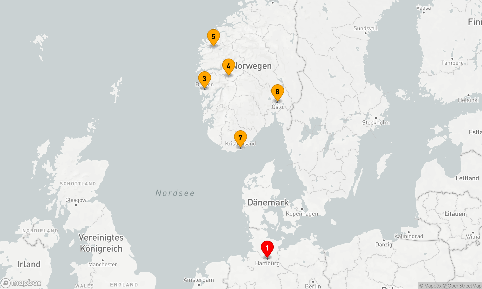 Route 9 Nächte - Norwegens Fjordwelten