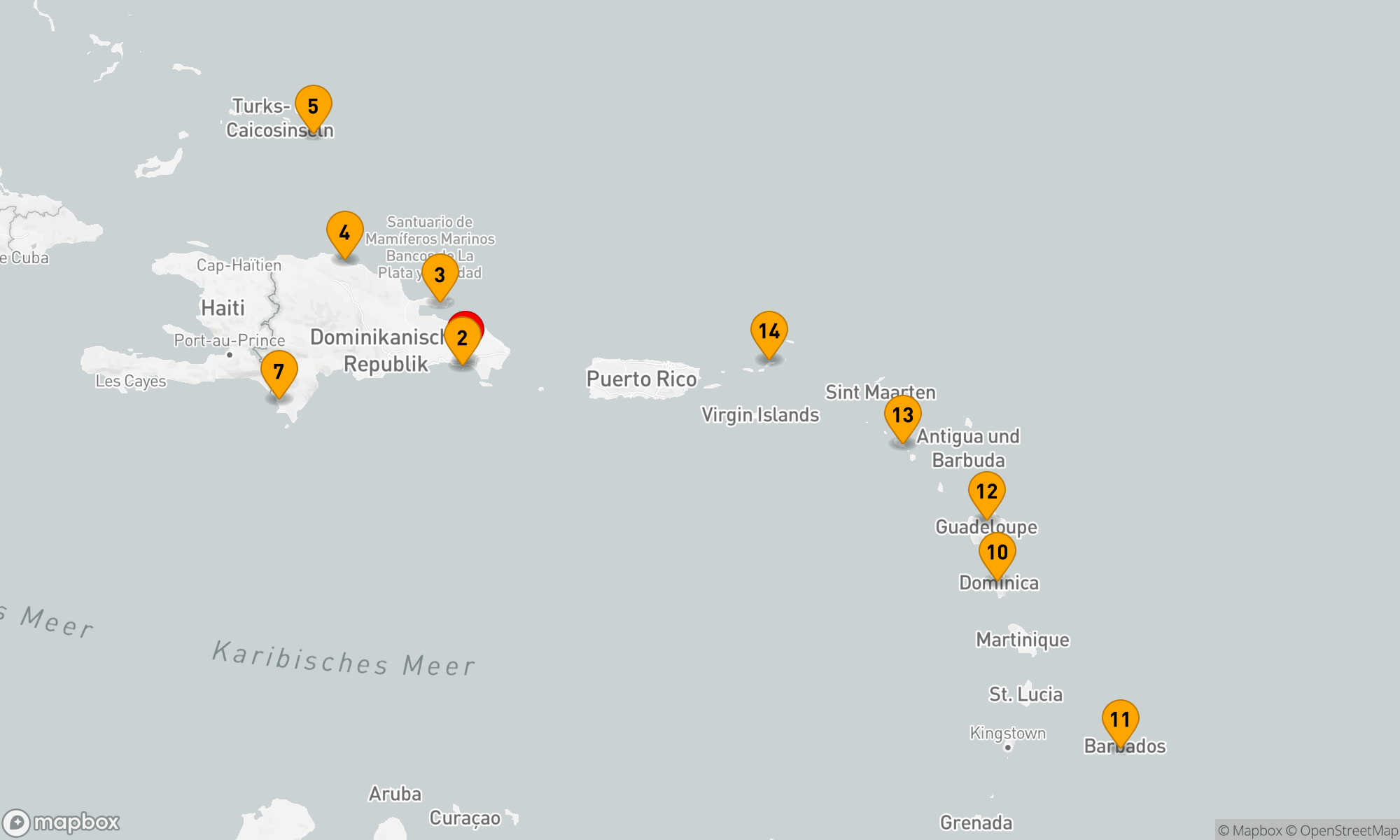 Route 14 Nächte - Karibische Inselträume