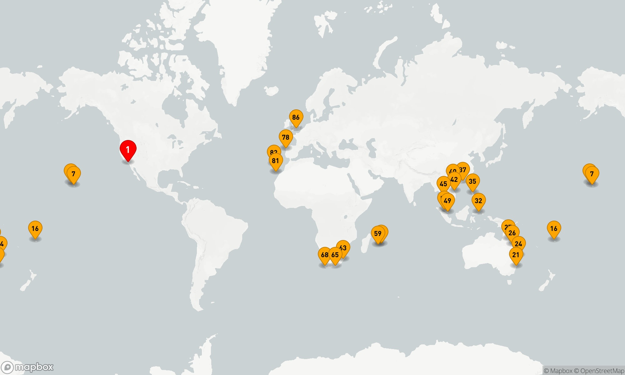Route 84 Nächte - Australien - Asien - Afrika (H805C)