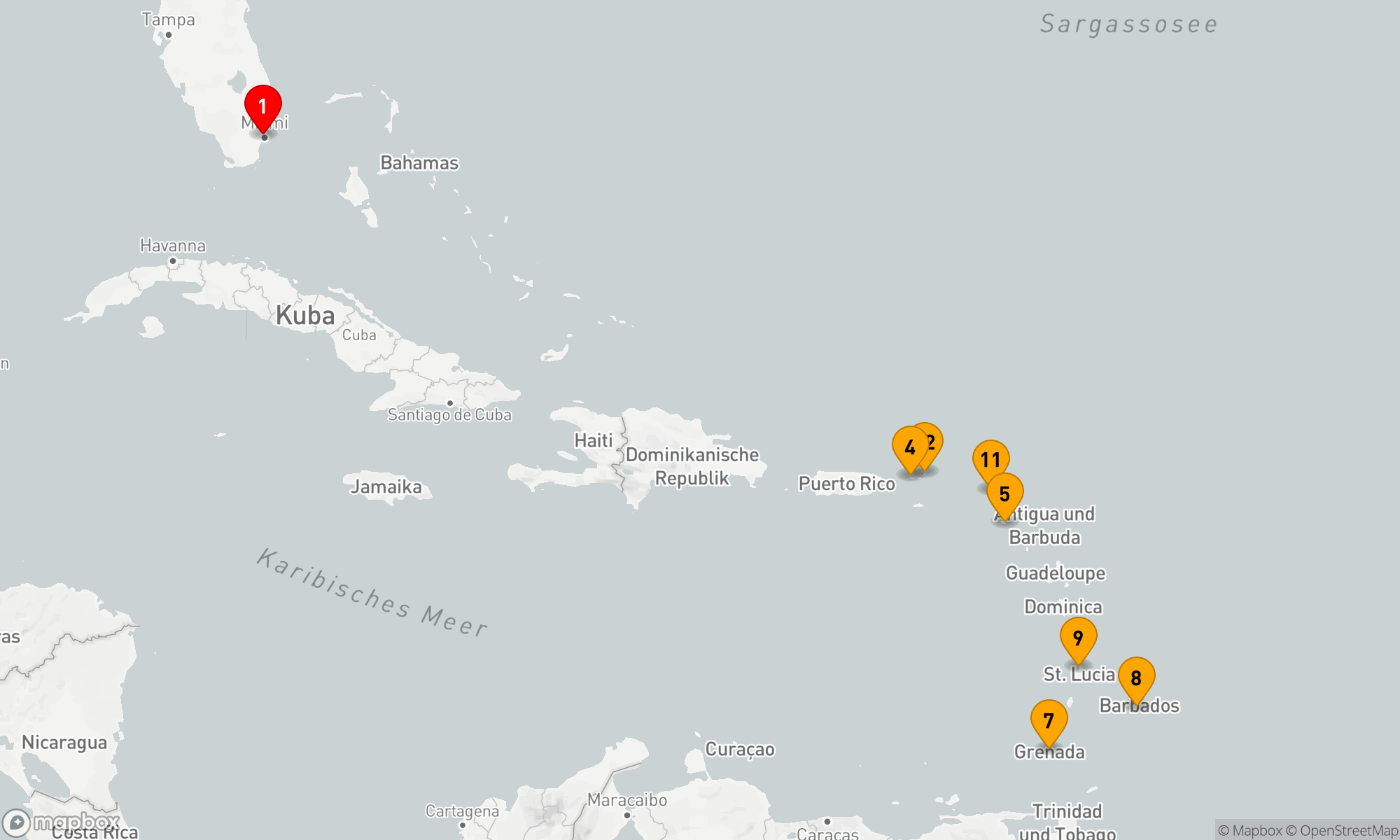 Route 14 Nächte - Karibik (Q724)