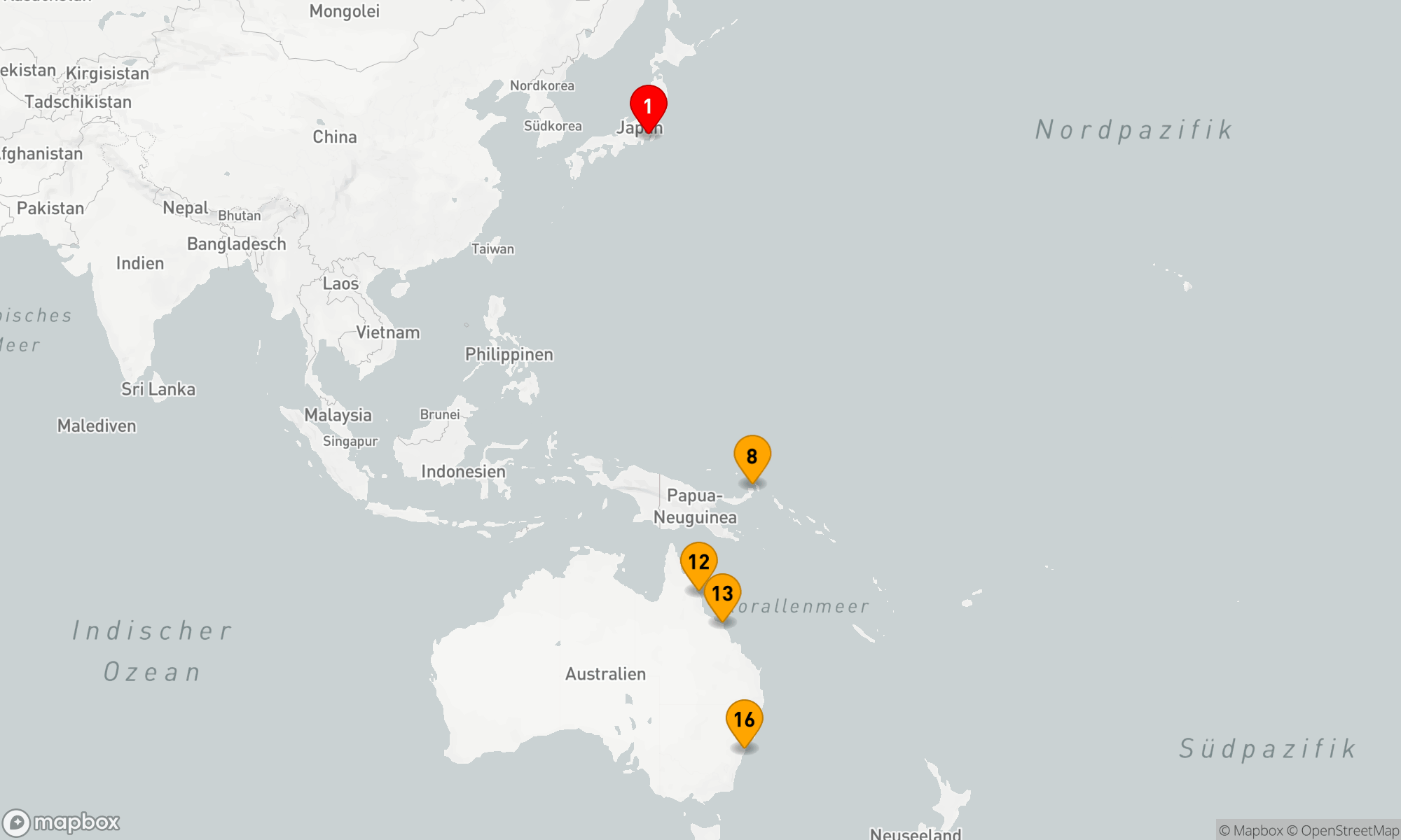 Route 16 Nächte - Papua-Neuguinea - Australien (Q806)