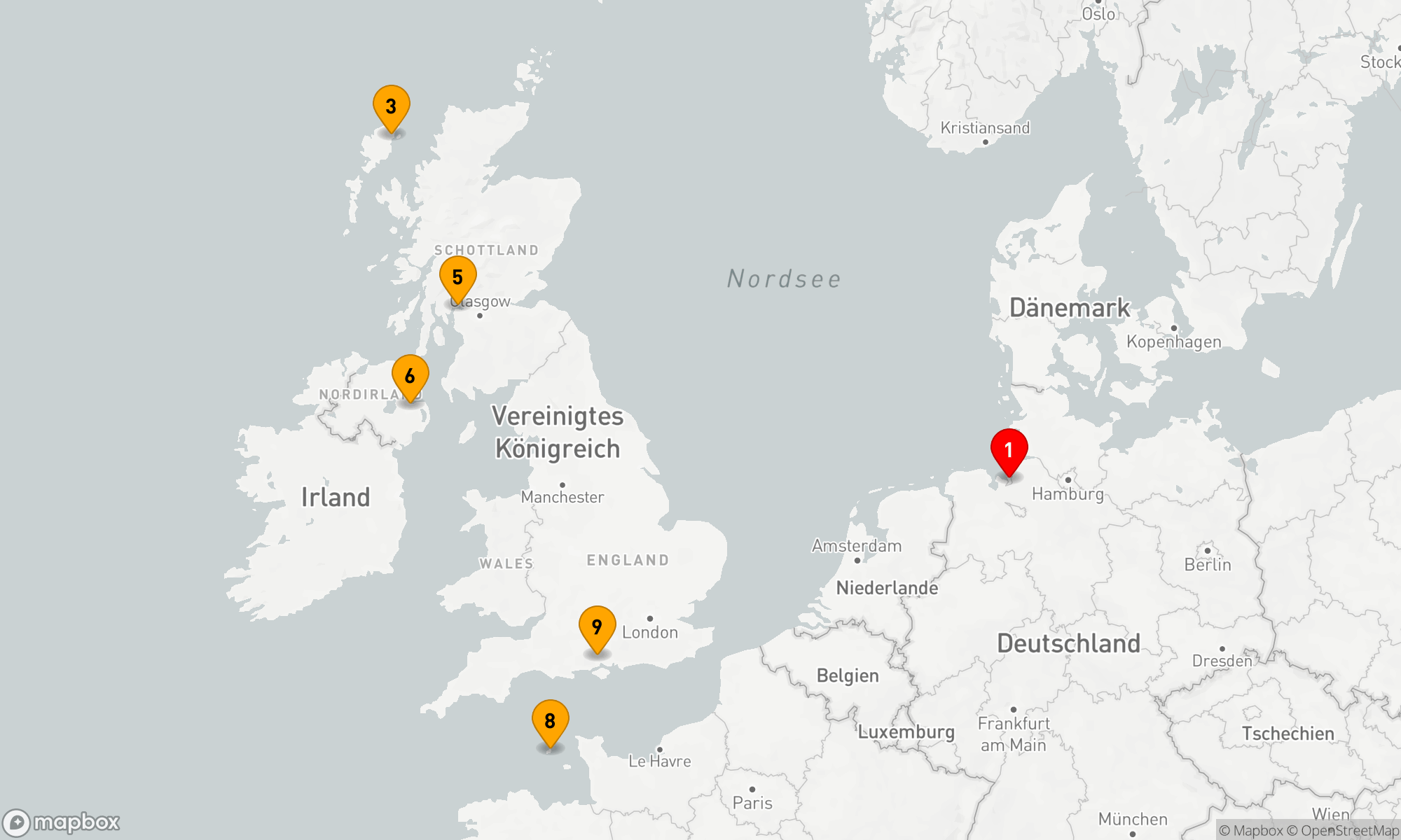 Route 10 Nächte - Best of Großbritannien