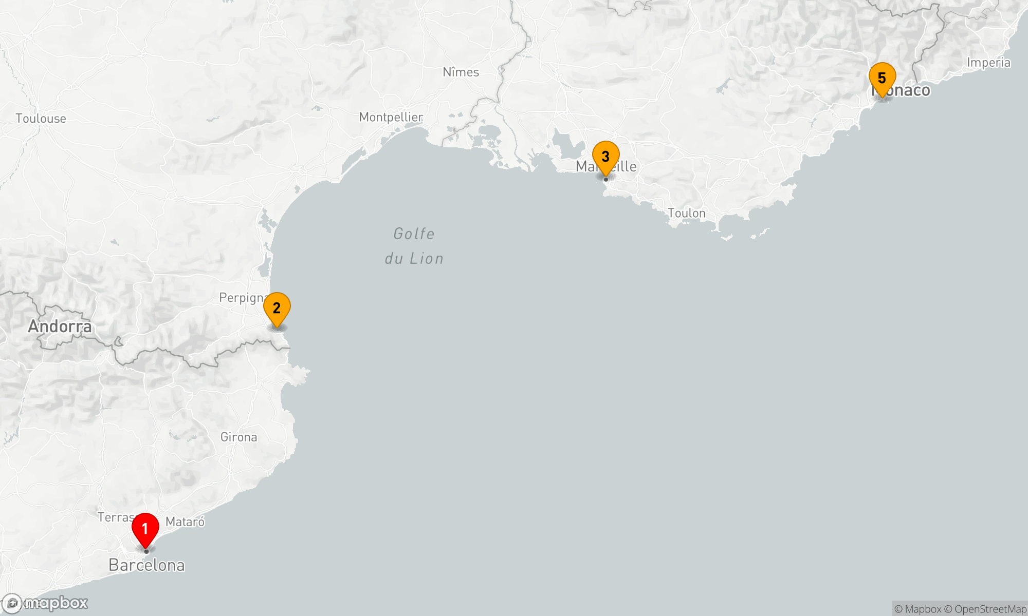 Route 4 Nächte - Mediterrane Brisen: Entdeckung der Côte d’Azur