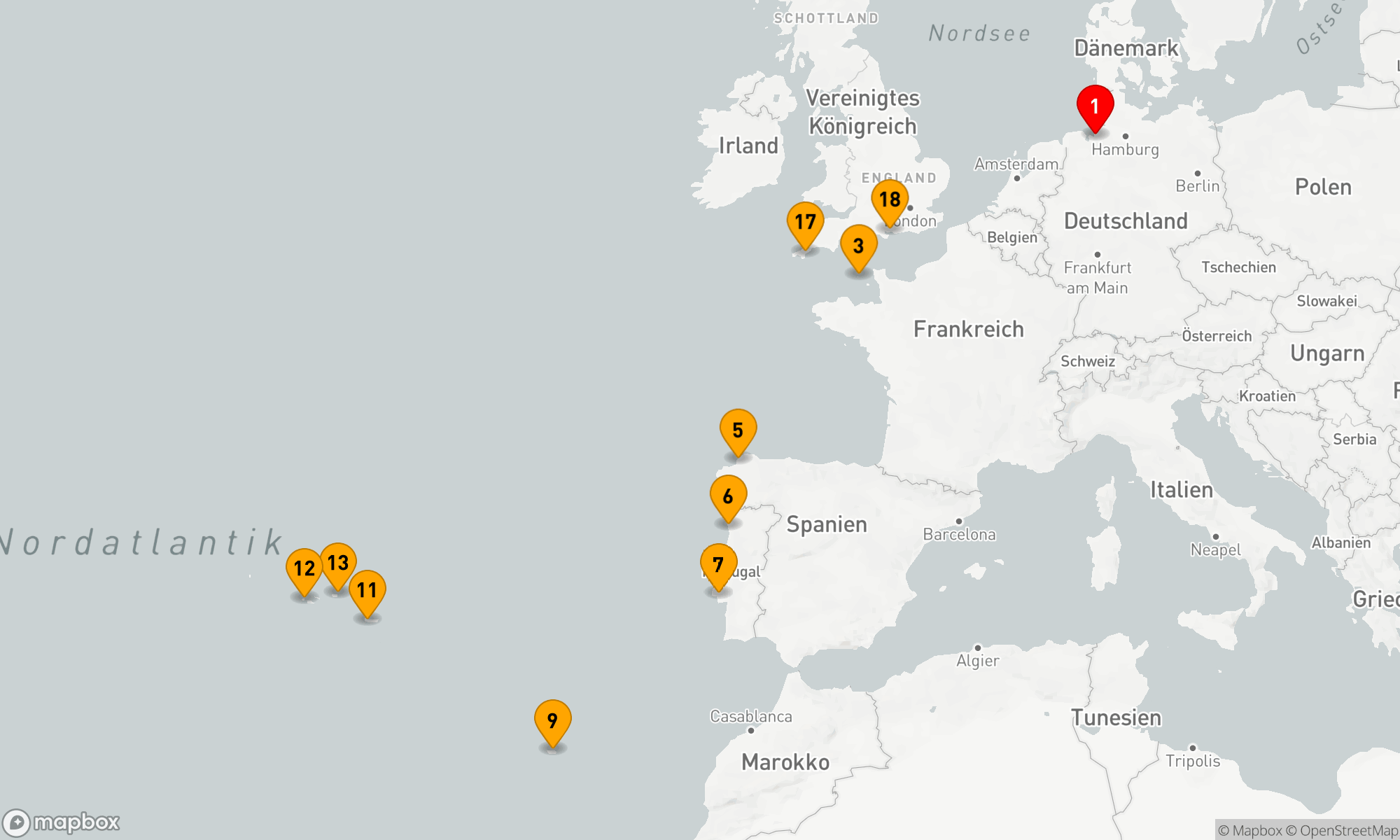 Route 19 Nächte - Inselabenteuer im Atlantik