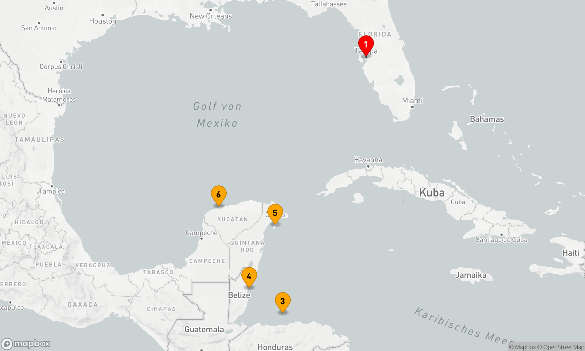 Route 7 Nächte - WESTLICHE KARIBIK