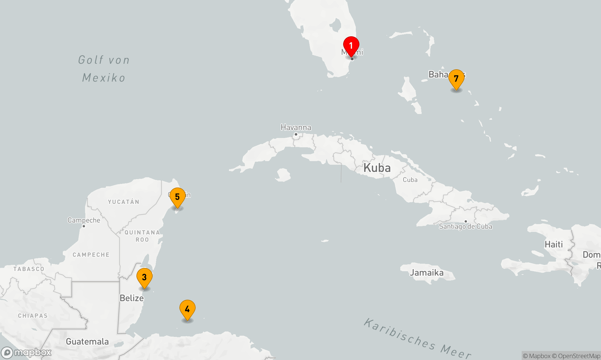 Route 7 Nächte - Westliche Karibik mit Mexiko