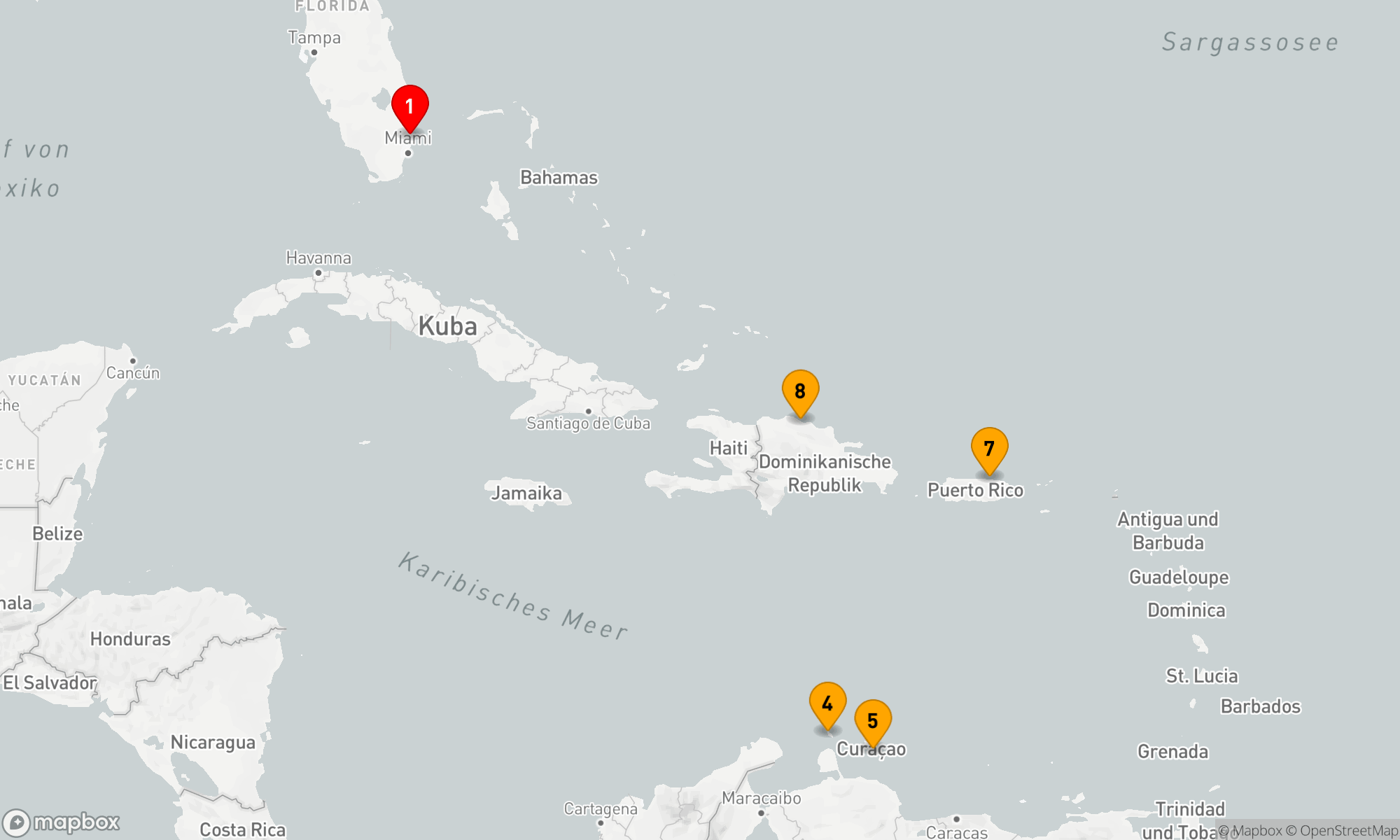 Route 9 Nächte - Südliche Karibik mit Aruba