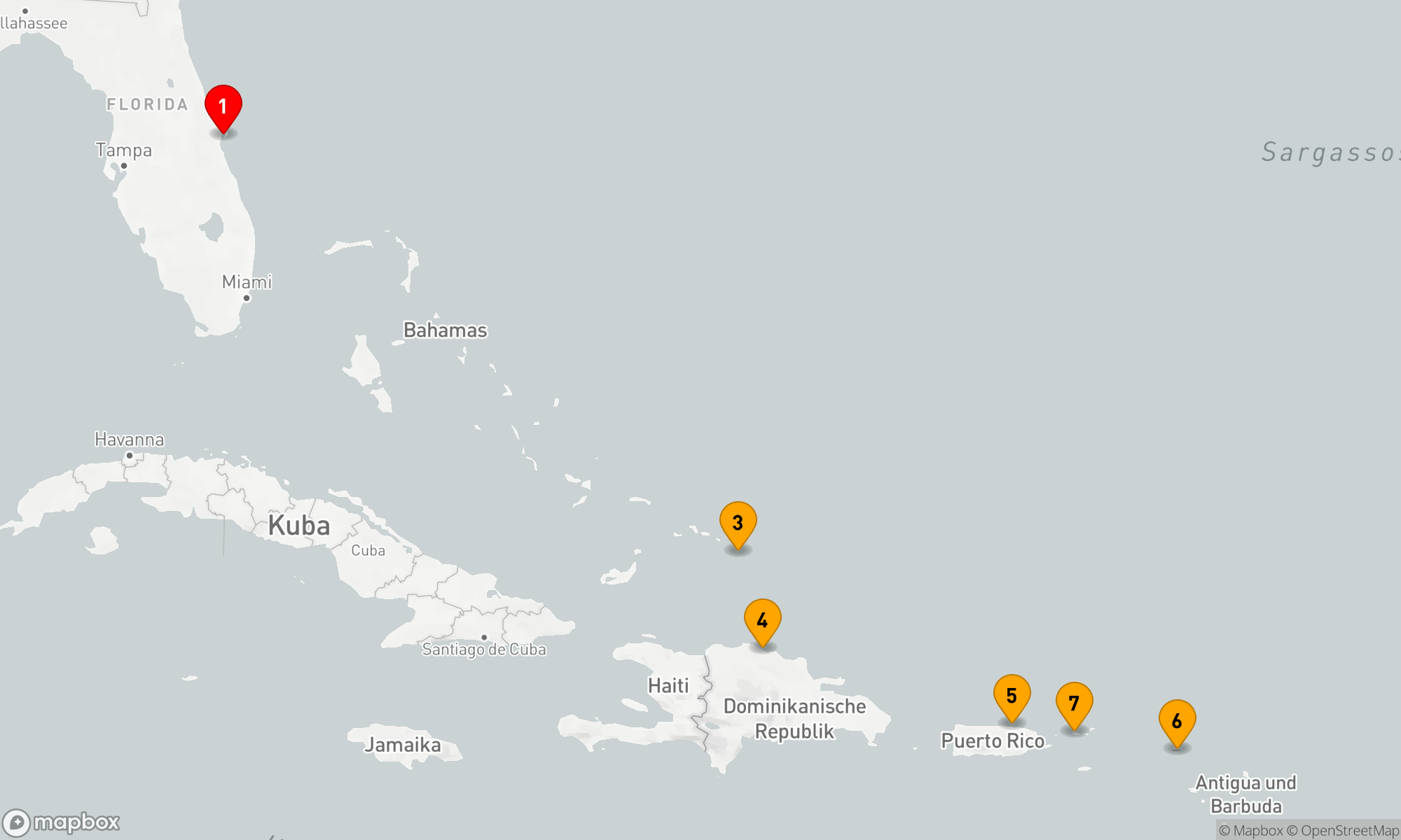 Route 9 Nächte - Östliche Karibik mit St. Thomas