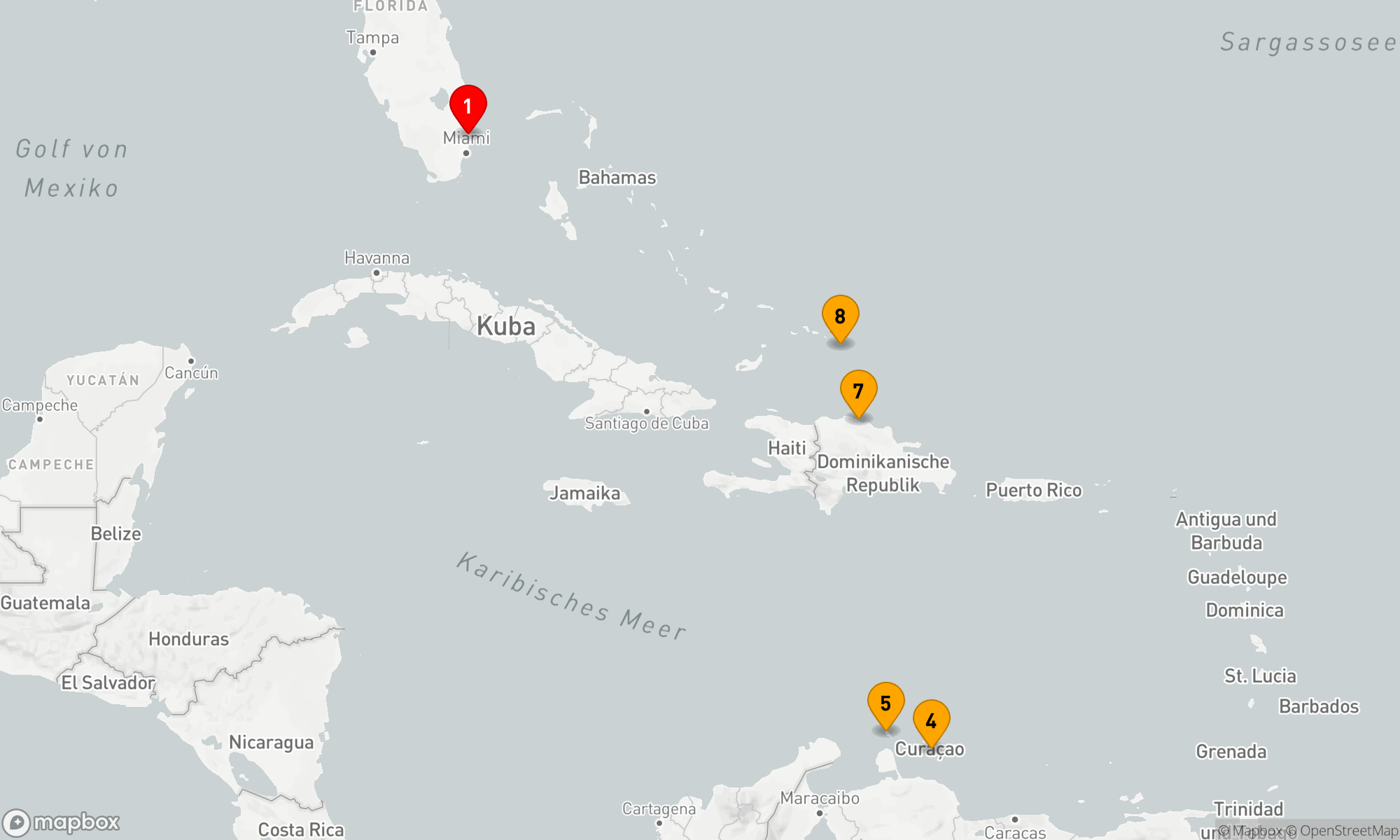 Route 9 Nächte - Südliche Karibik mit Aruba