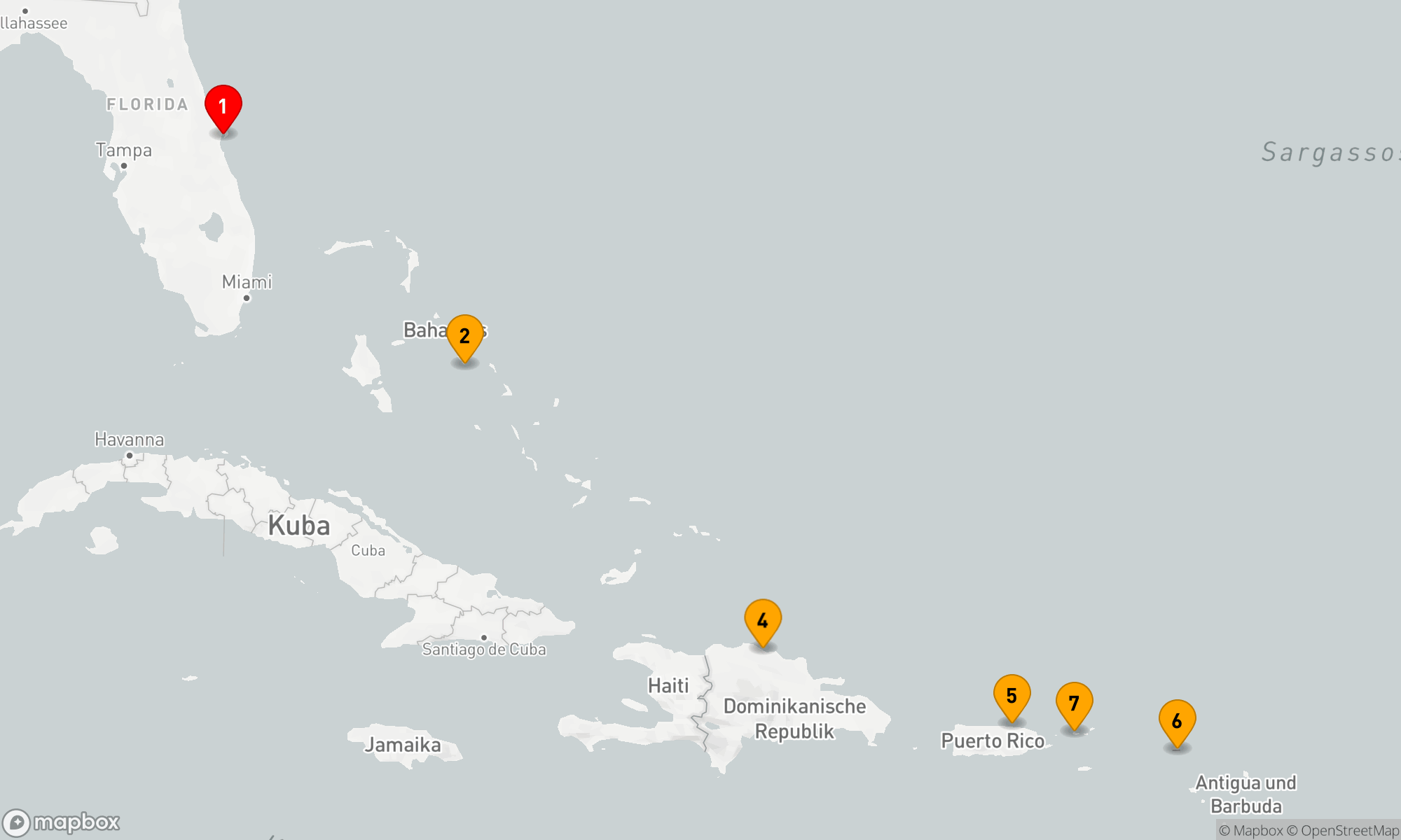 Route 9 Nächte - Östliche Karibik mit St. Thomas
