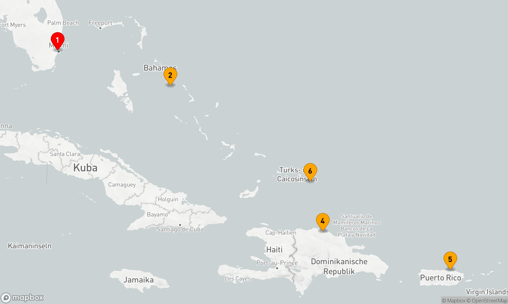 Route 7 Nächte - Östliche Karibik mit Puerto Rico