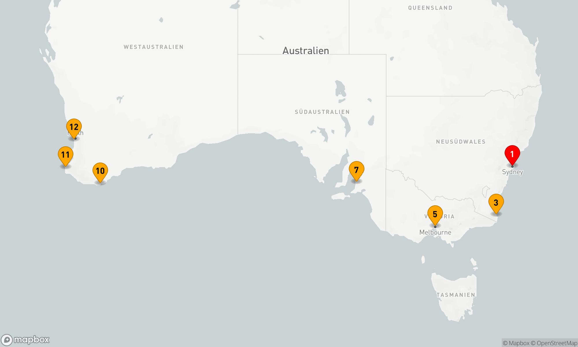 Route 11 Nächte - Southern Australia Explorer