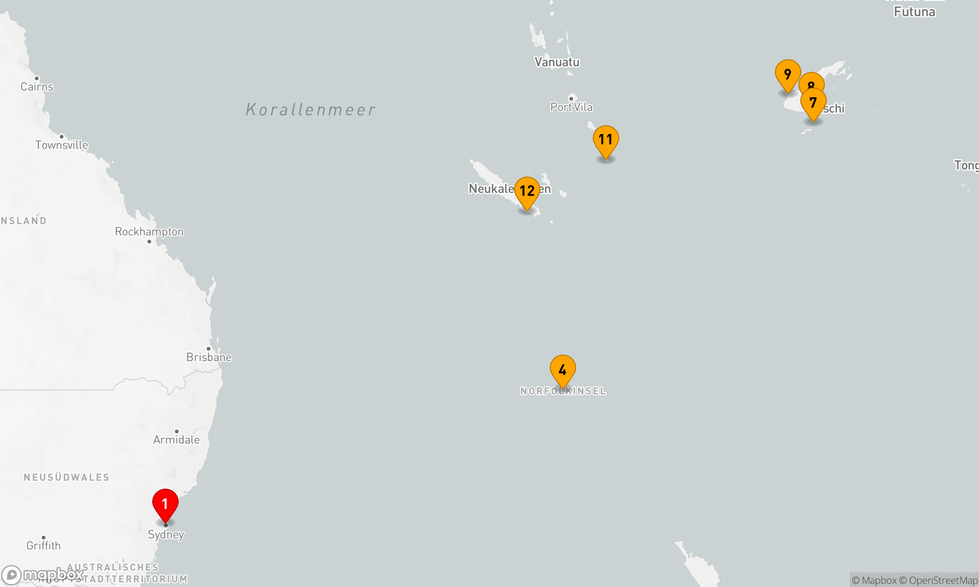Route 14 Nächte - Fidschi & Südpazifik Urlaub