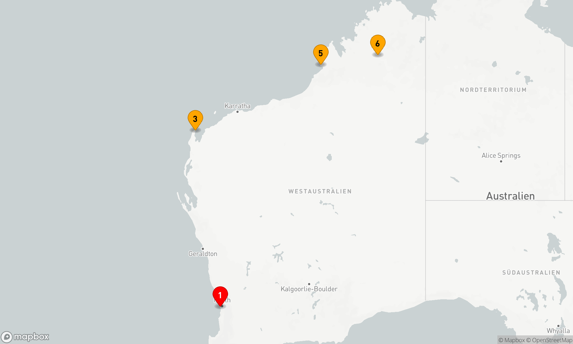 Route 9 Nächte - Korallenküste